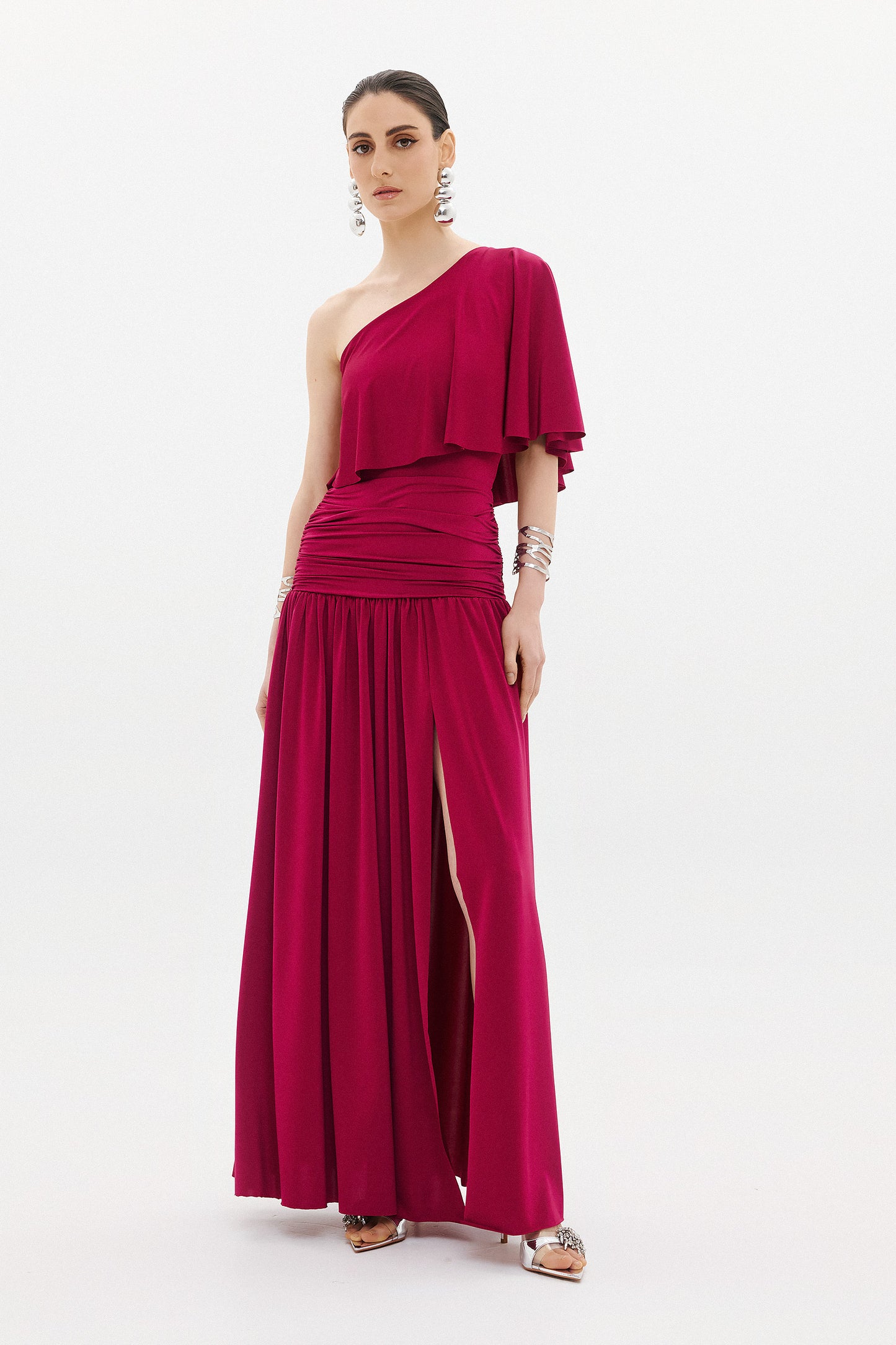 CLARISA DRESS | DEEP BERRY  (20008B)