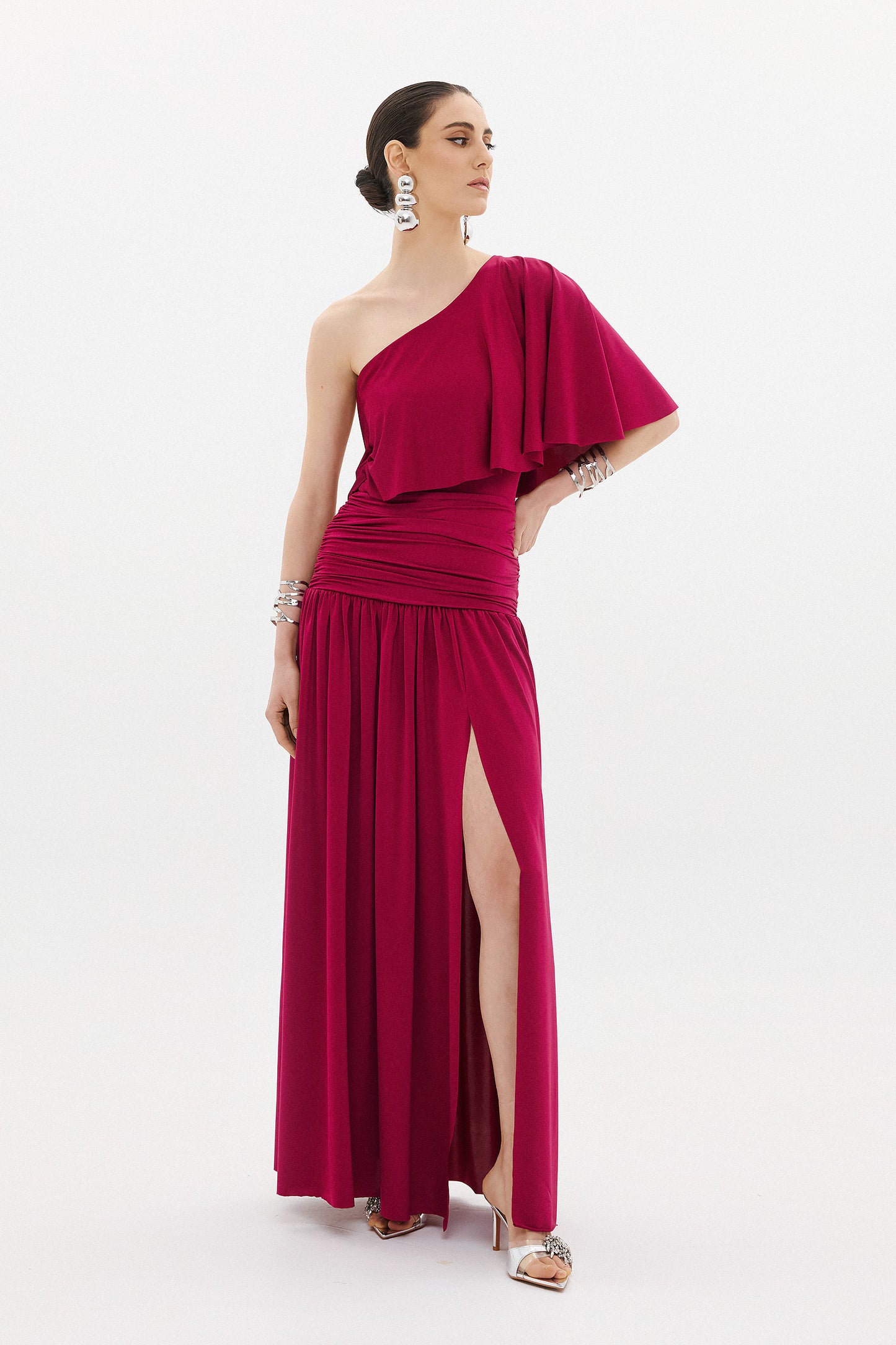 CLARISA DRESS | DEEP BERRY  (20008B)