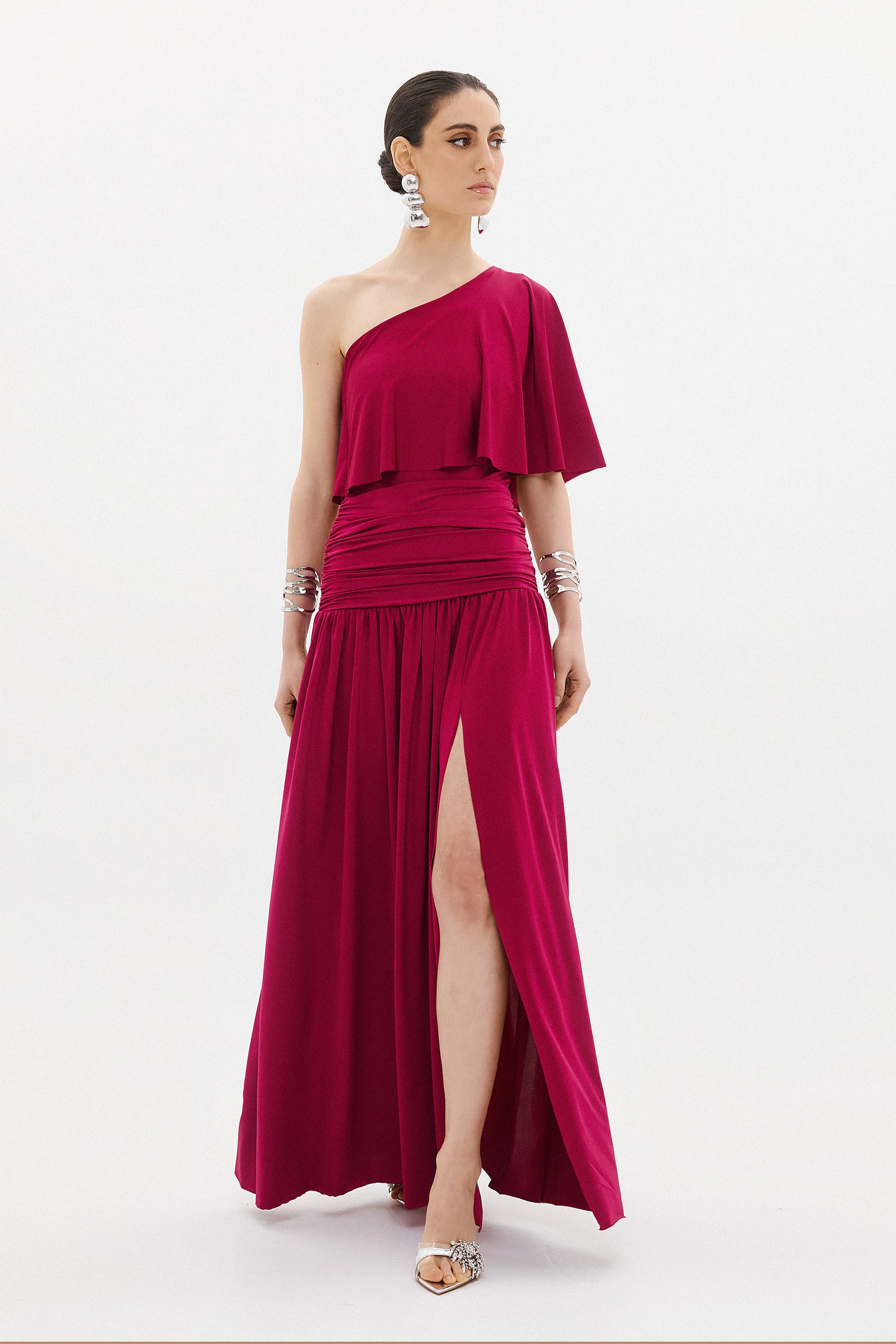 CLARISA DRESS | DEEP BERRY  (20008B)