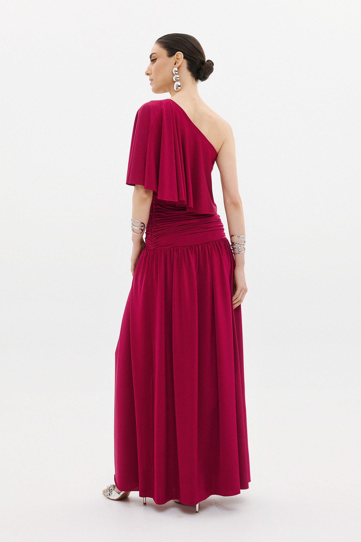 CLARISA DRESS | DEEP BERRY  (20008B)