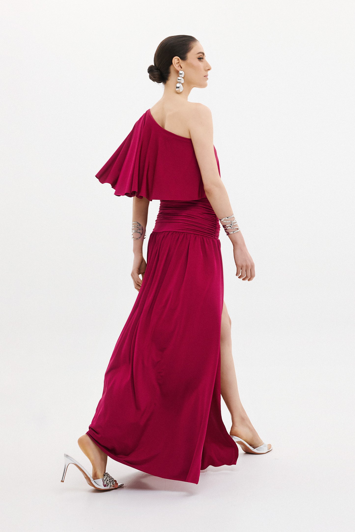 CLARISA DRESS | DEEP BERRY  (20008B)