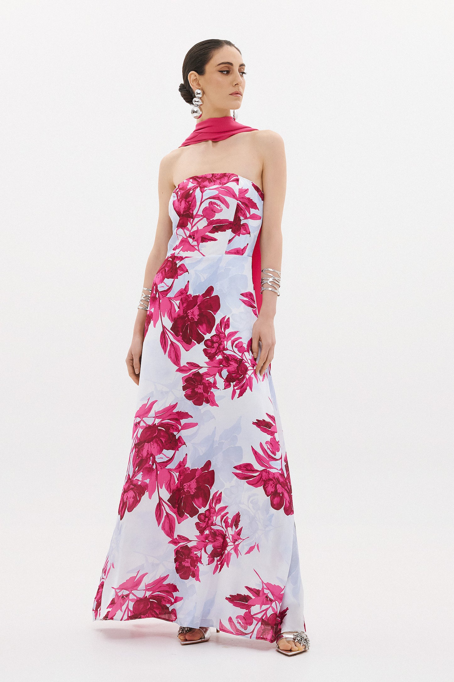 NOURIA DRESS  |  MULBERRY FLORAL  (20025)