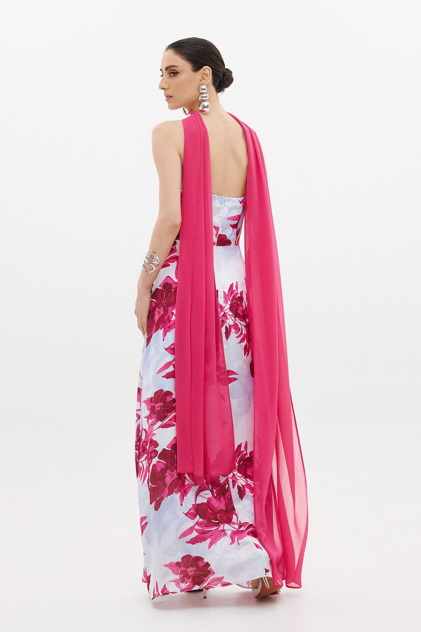 NOURIA DRESS  |  MULBERRY FLORAL  (20025)