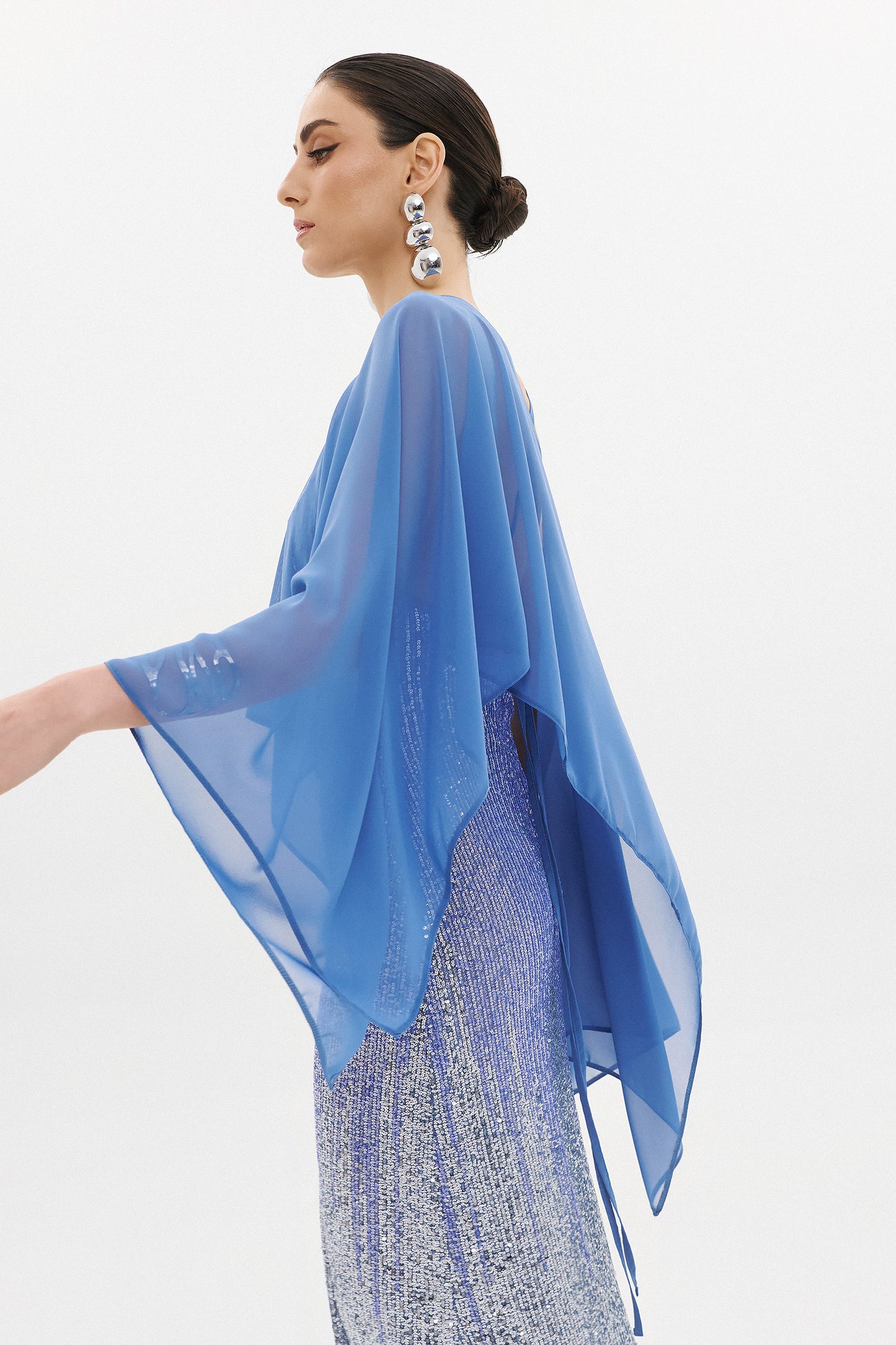 MARGOT CAPE TOP  |  INDIGO   (20014)