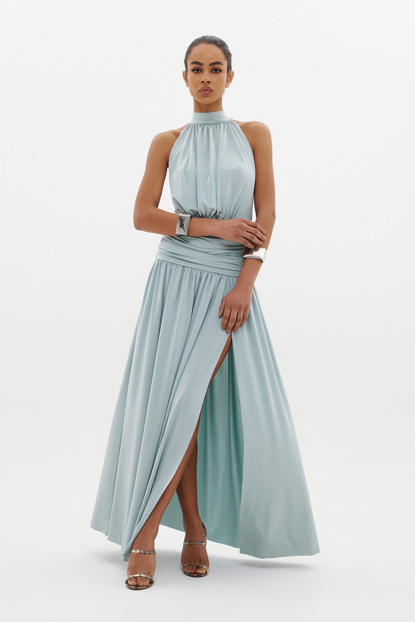 IVANA DRESS  |  SAGE  (20010A)