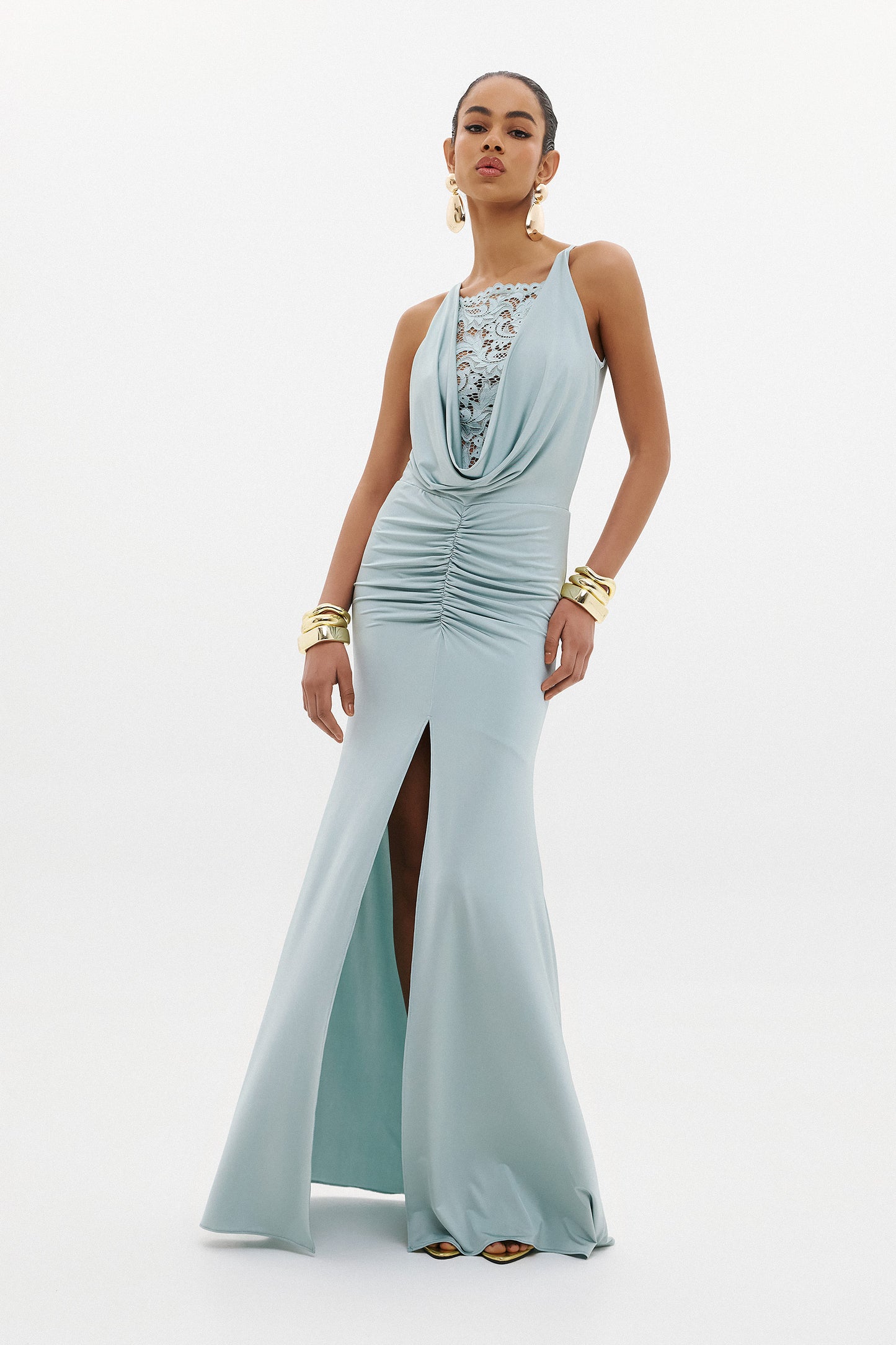 NAOMI DRESS  |  SAGE (20011A)