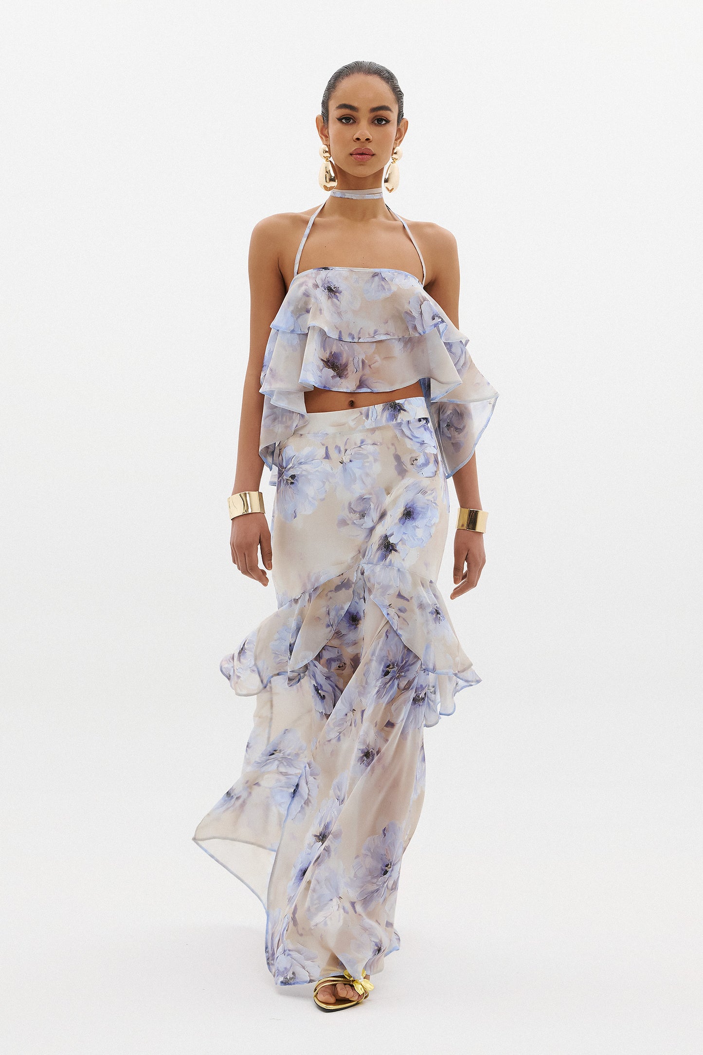 THEA TOP | AZZURE FLORAL  (20006A)