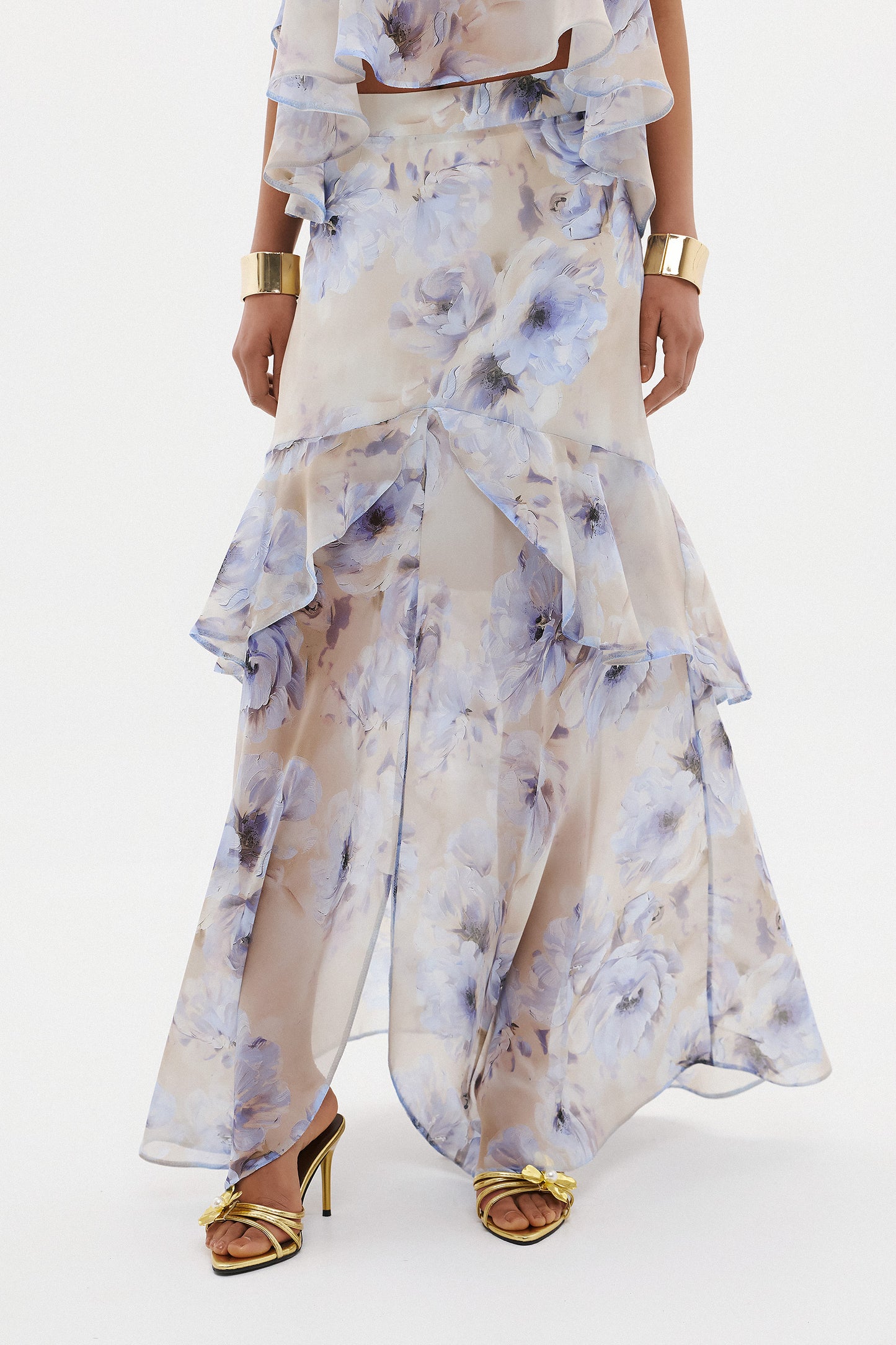 ELENA SKIRT  |  AZZURE FLORAL  (20012)