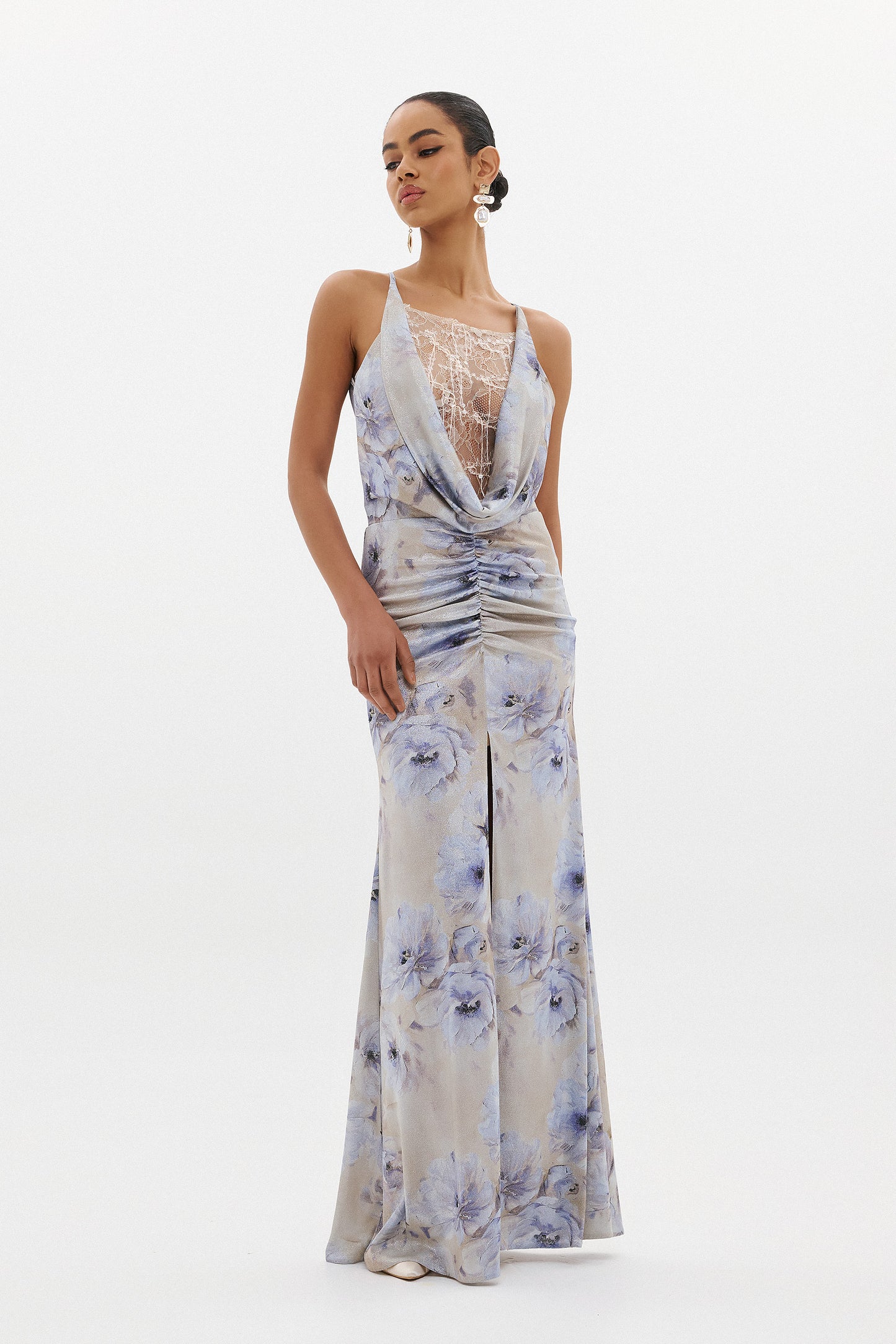 NAOMI DRESS  |  AZZURE FLORAL   (20011C)