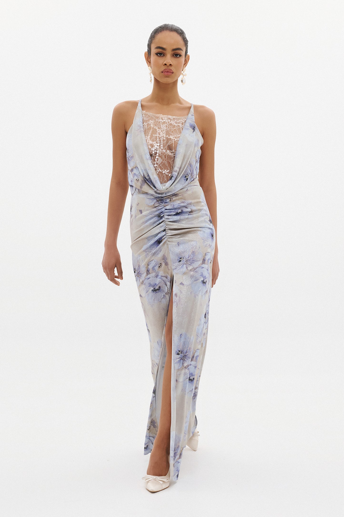 NAOMI DRESS  |  AZZURE FLORAL   (20011C)
