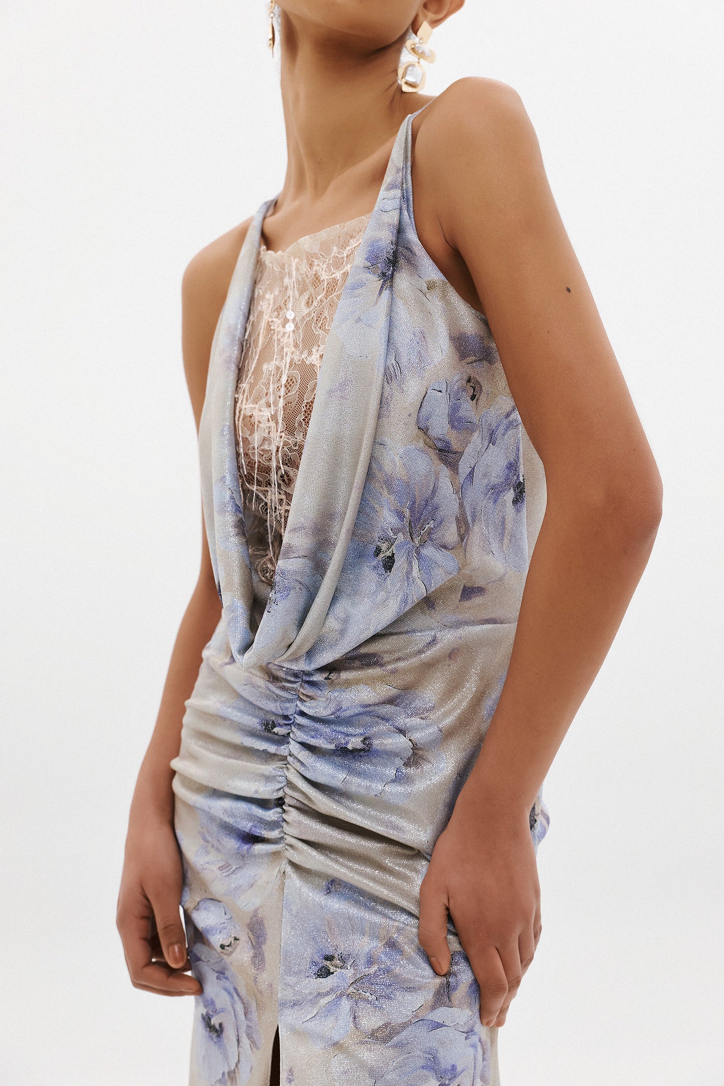 NAOMI DRESS  |  AZZURE FLORAL   (20011C)