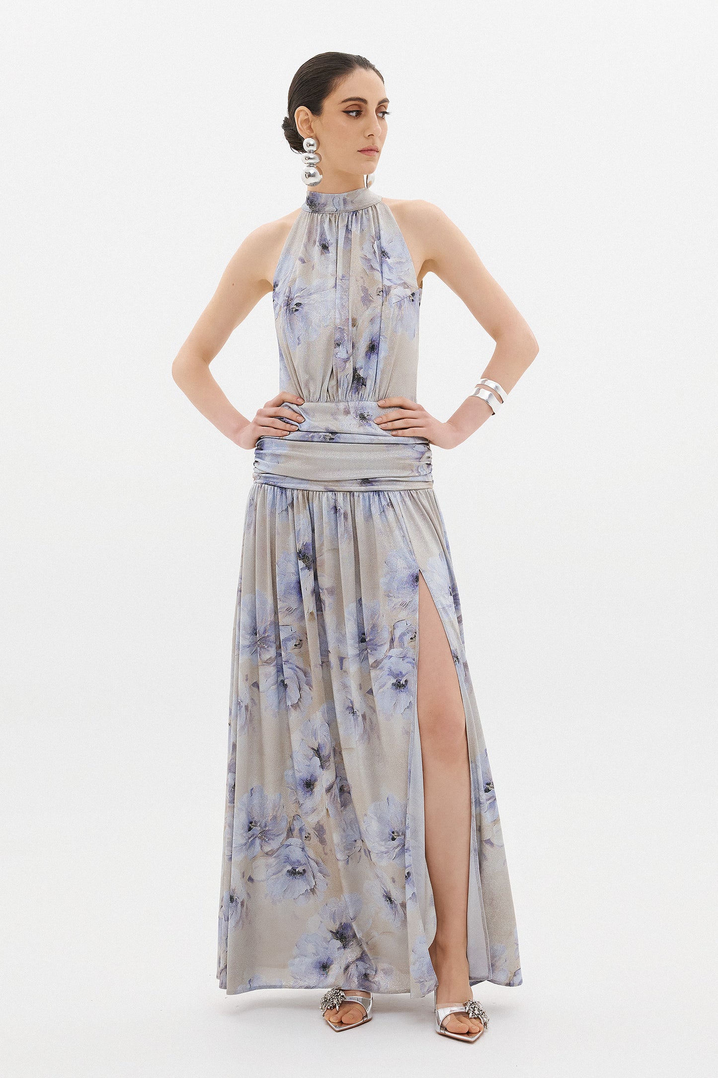 IVANA DRESS  | AZZURE FLORAL (20010B)