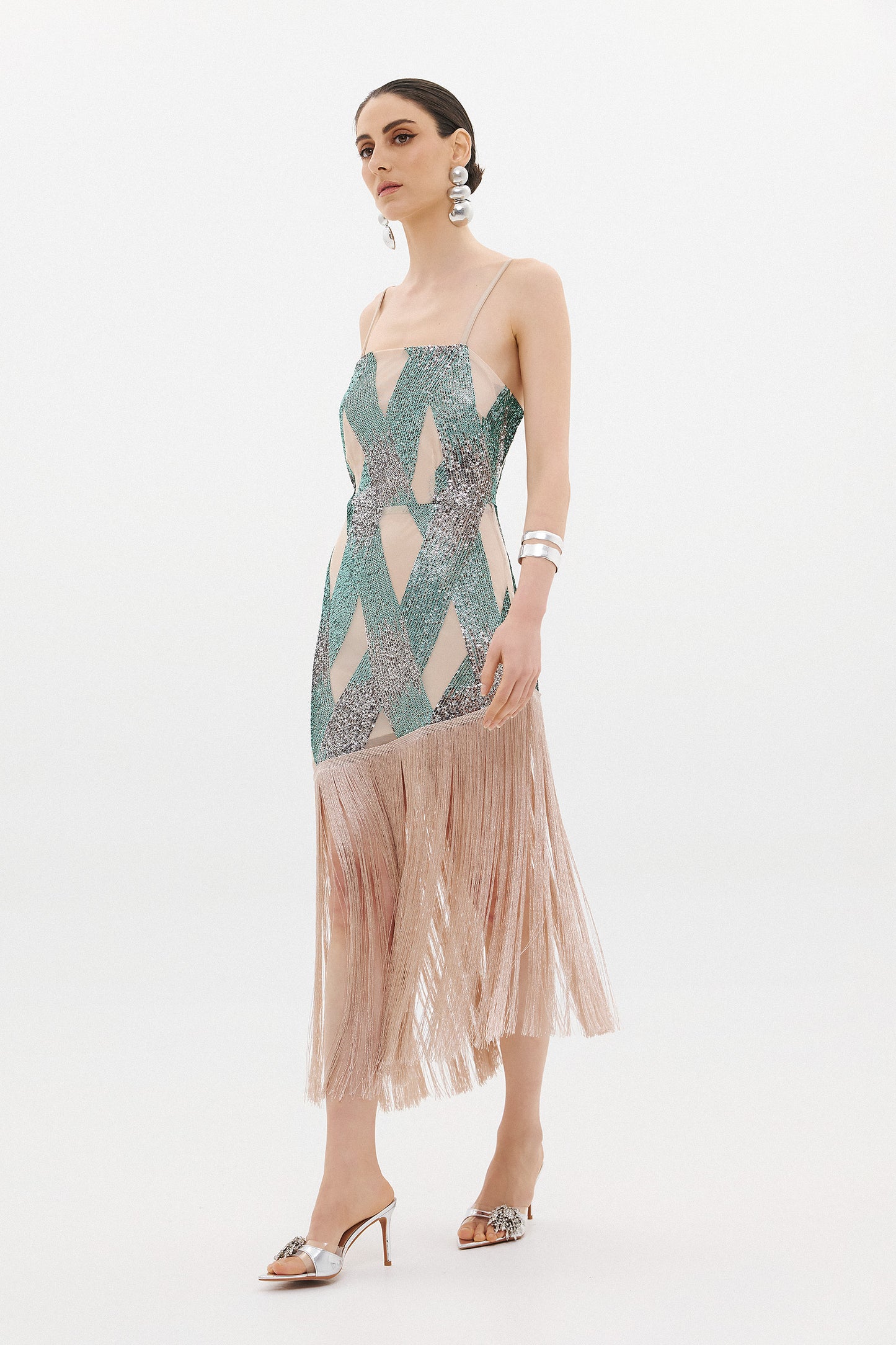 INGRID  DRESS  | SEQUIN  (20009B)