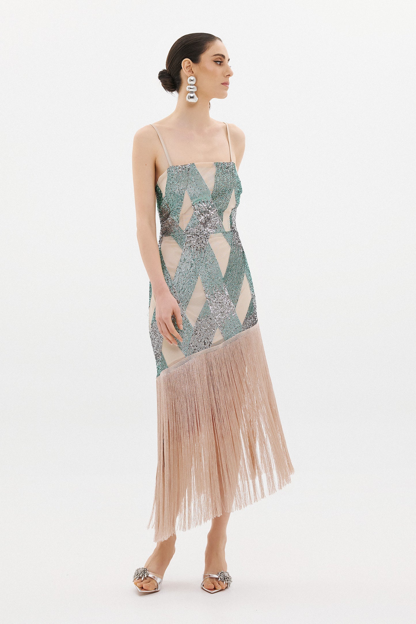 INGRID  DRESS  | SEQUIN  (20009B)