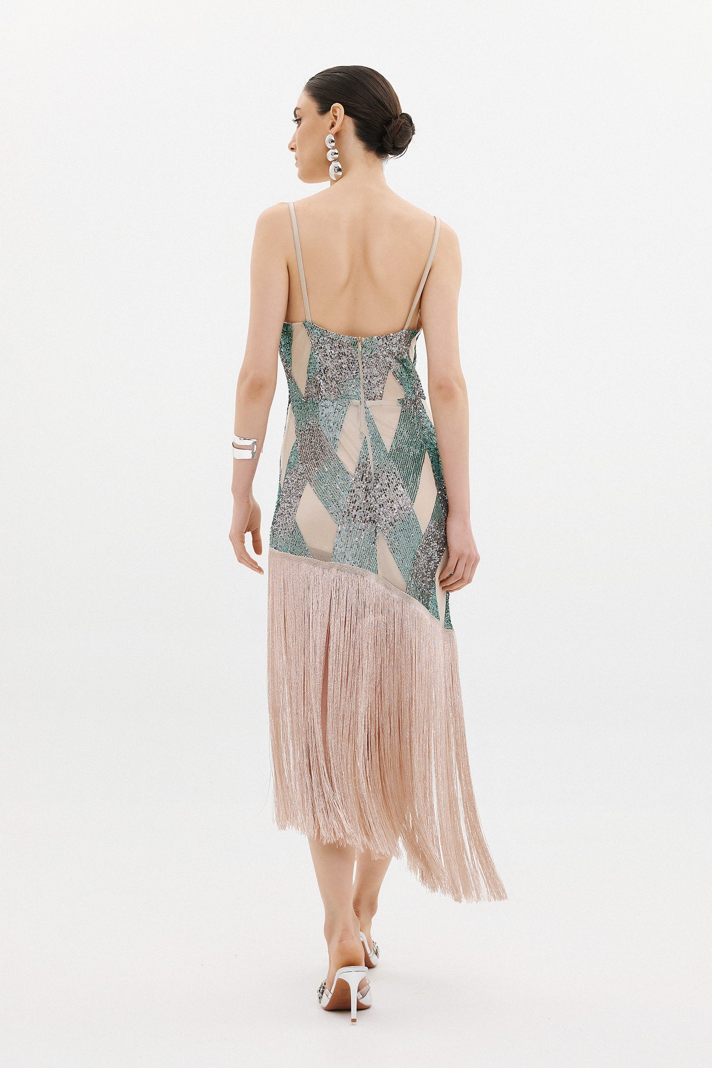 INGRID  DRESS  | SEQUIN  (20009B)