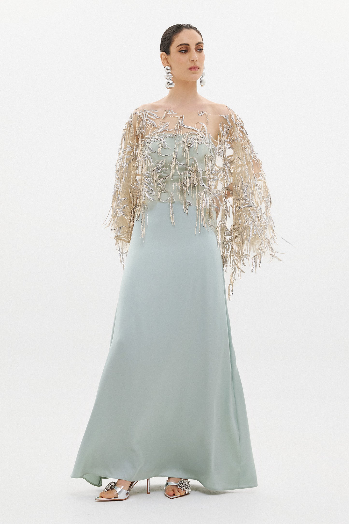 NOURIA DRESS  |  SAGE  (20025)