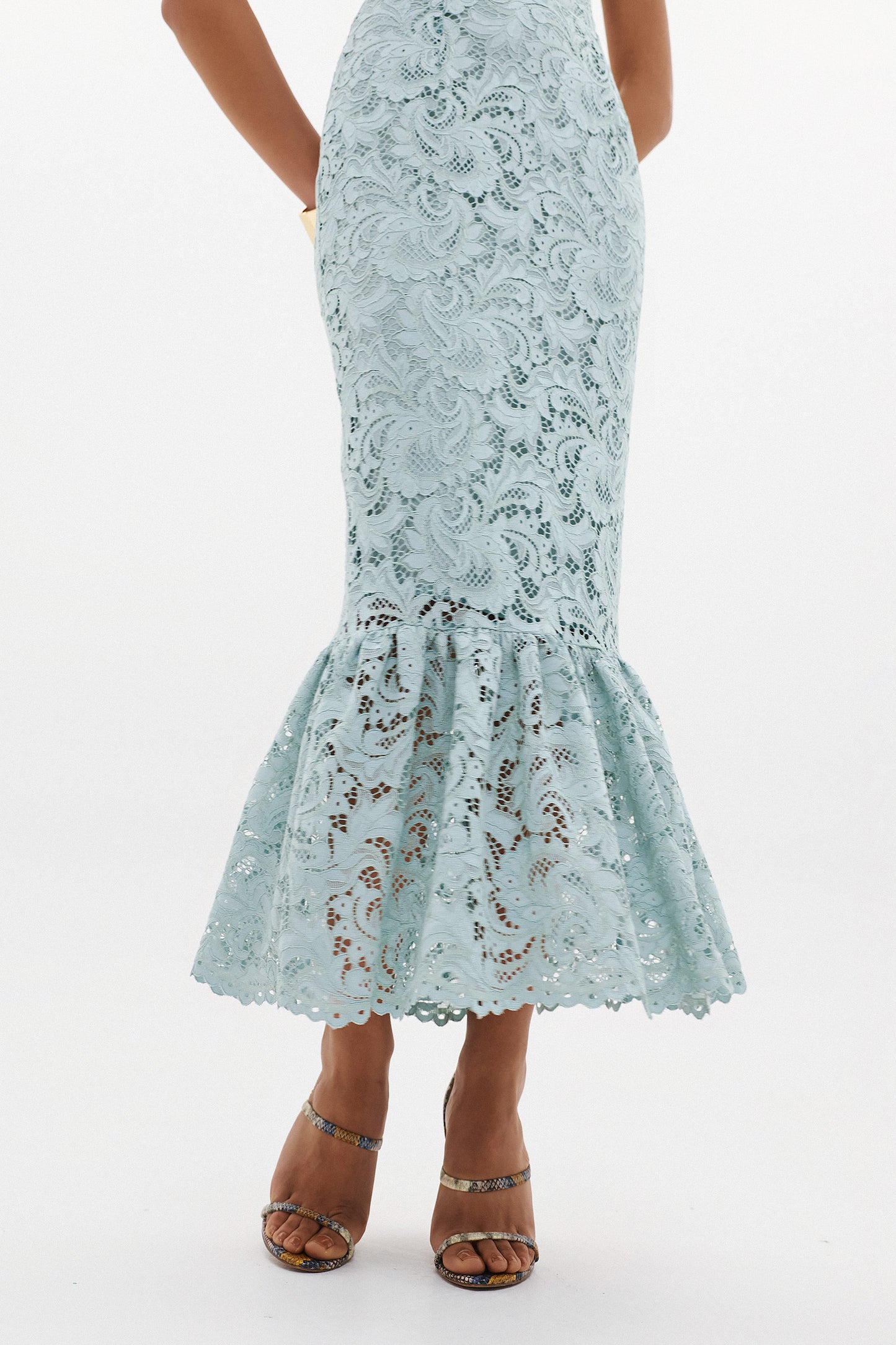 RAISA MIDI DRESS  |  MINT  (20002B)