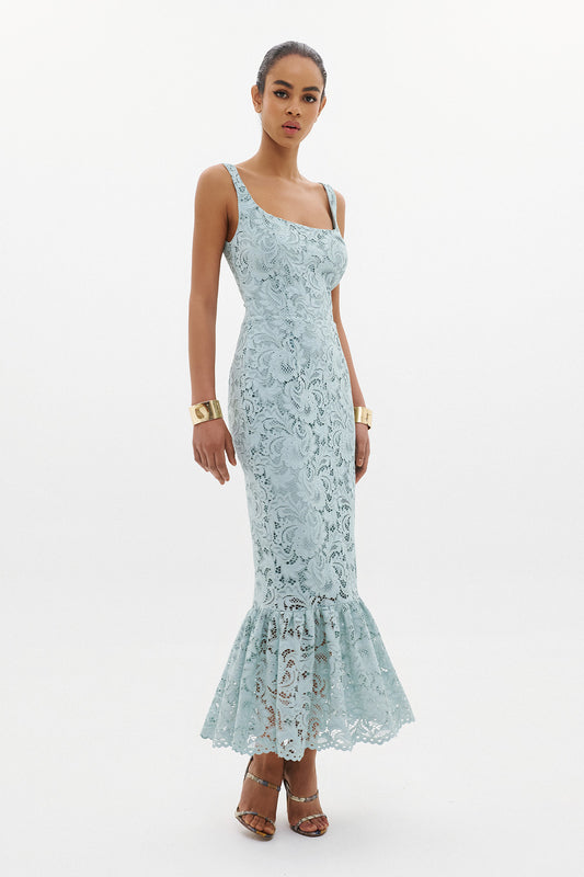 RAISA MIDI DRESS  |  MINT  (20002B)