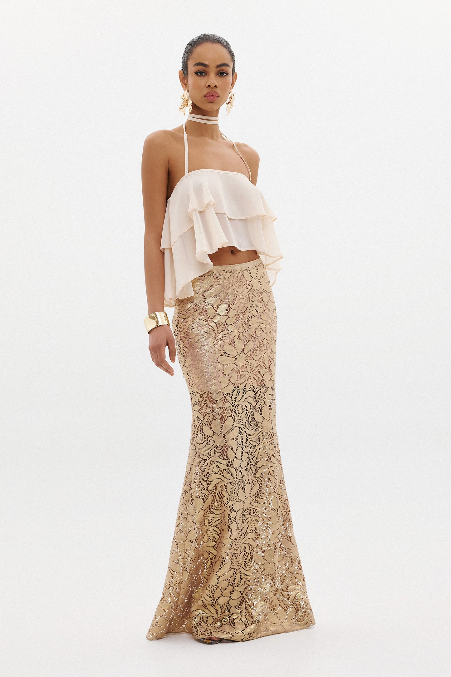 ARIELLA LACE SKIRT |  COPPER (20005B)