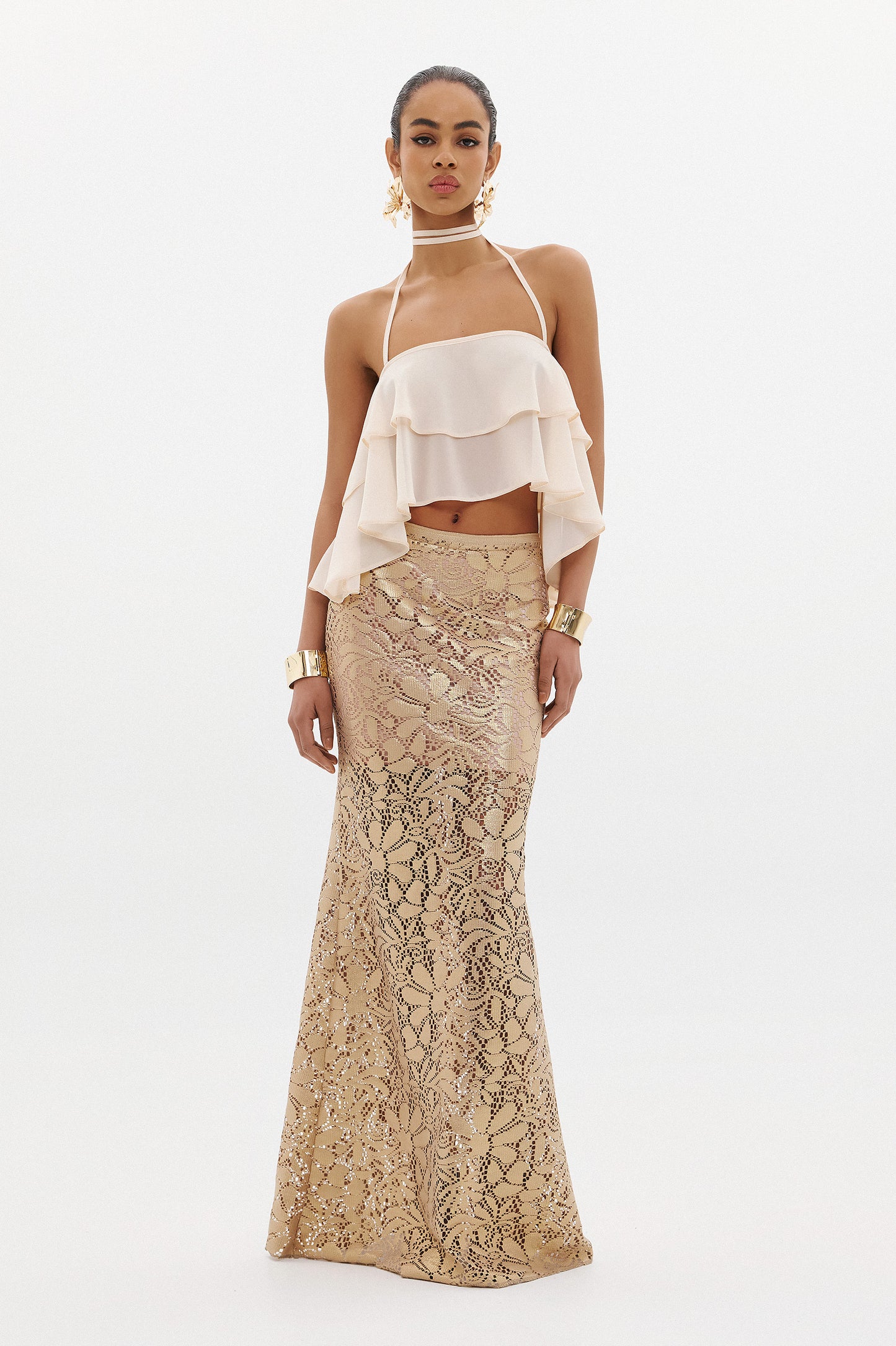 ARIELLA LACE SKIRT |  COPPER (20005B)