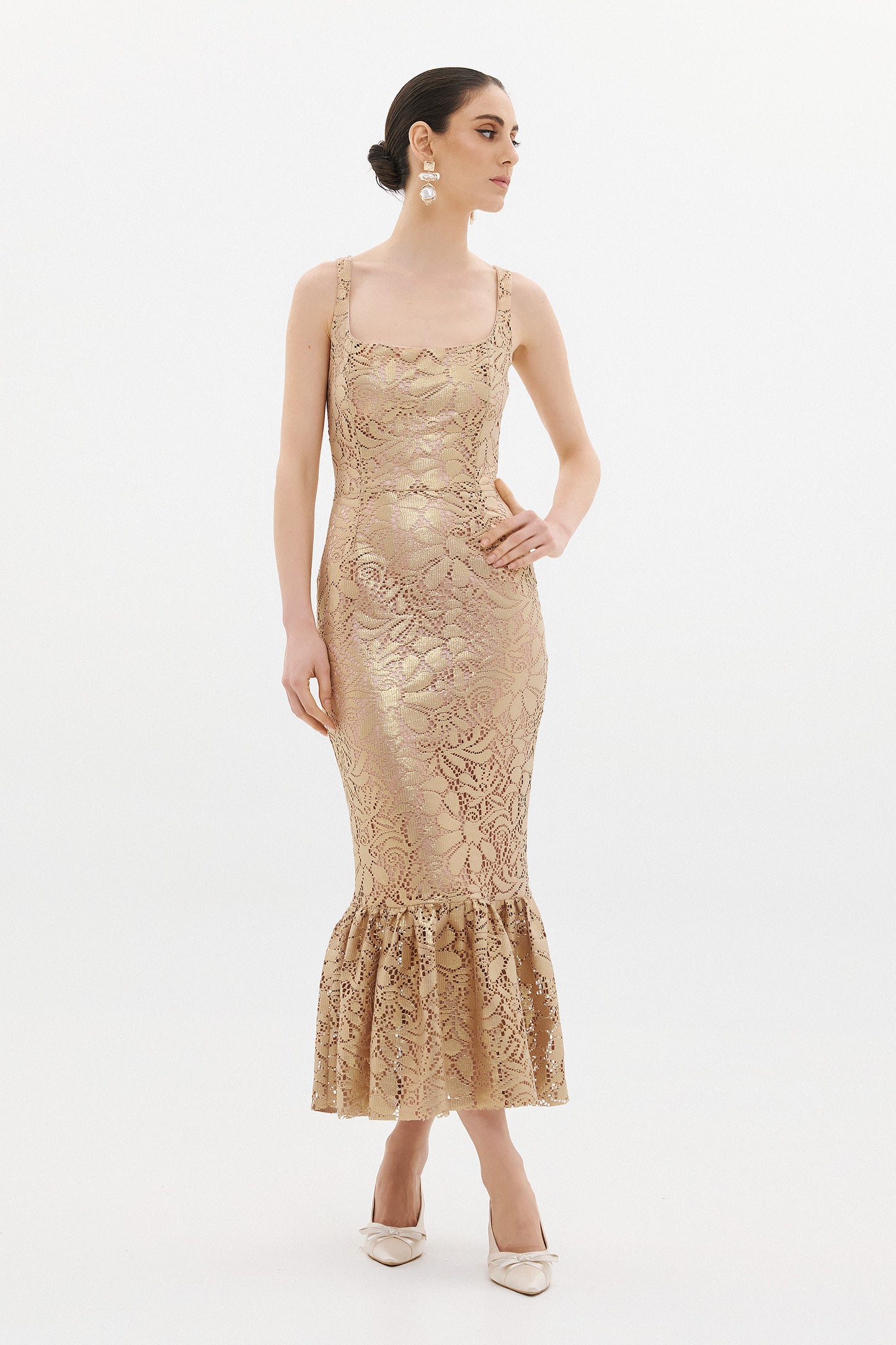 RAISA MIDI DRESS | COPPER  (20002A)