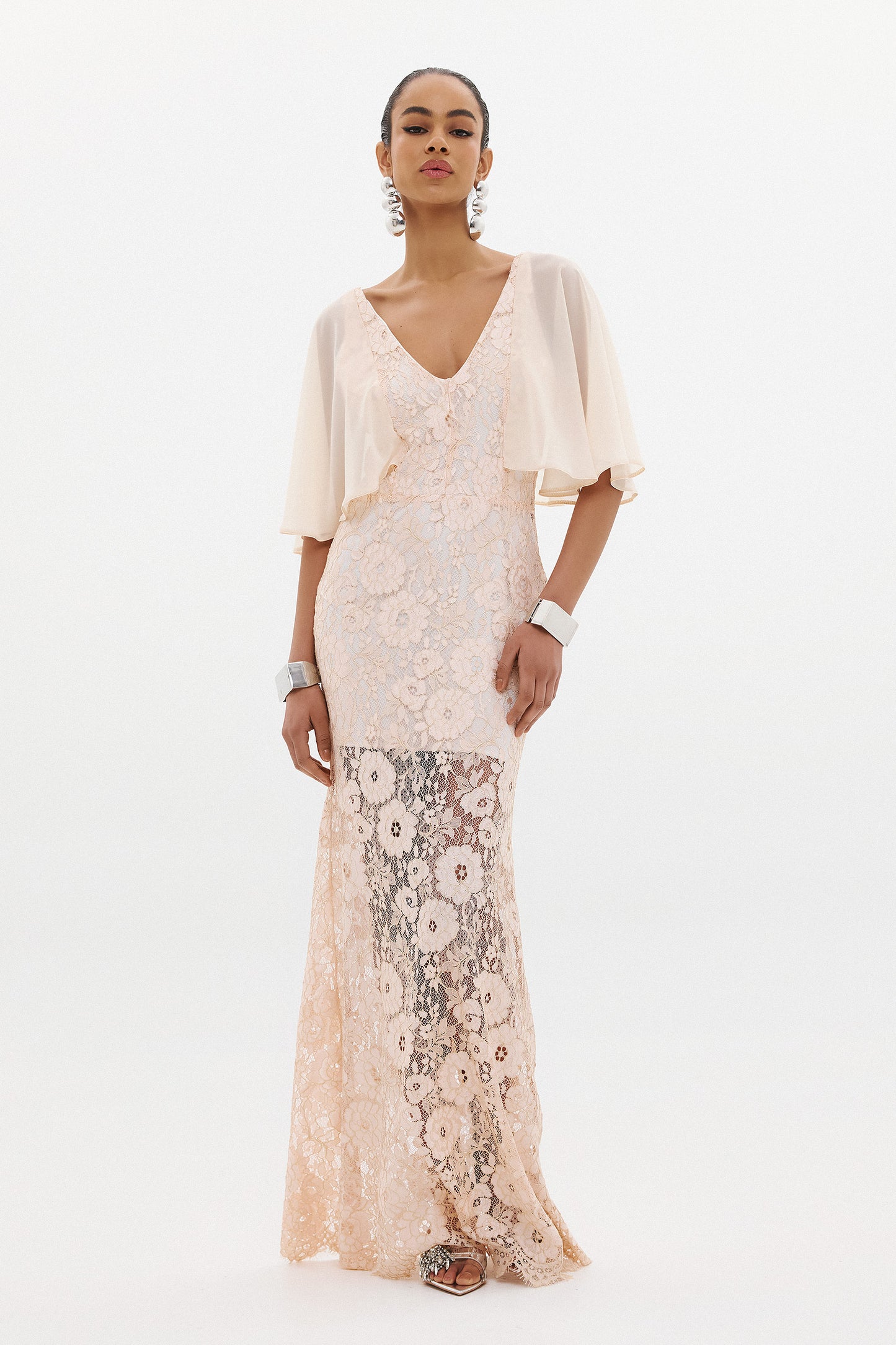 KLELIA LACE DRESS  |  BLUSH  (20015)