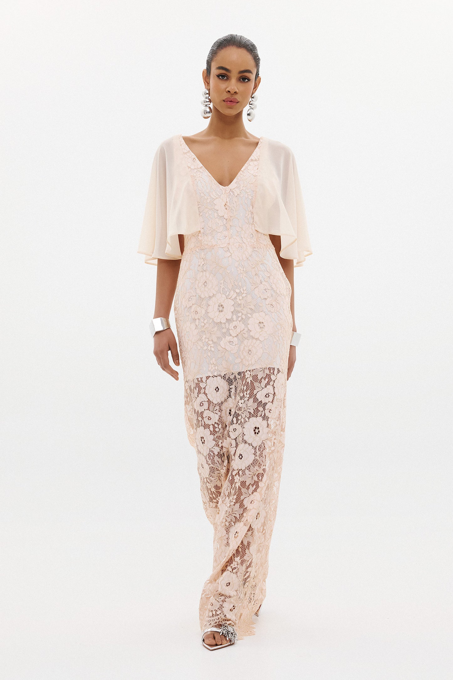 KLELIA LACE DRESS  |  BLUSH  (20015)