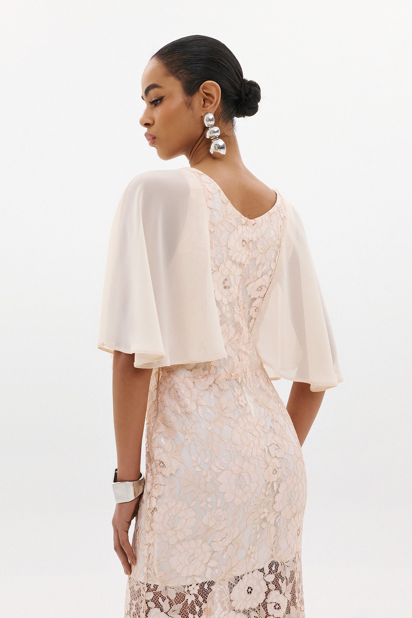 KLELIA LACE DRESS  |  BLUSH  (20015)