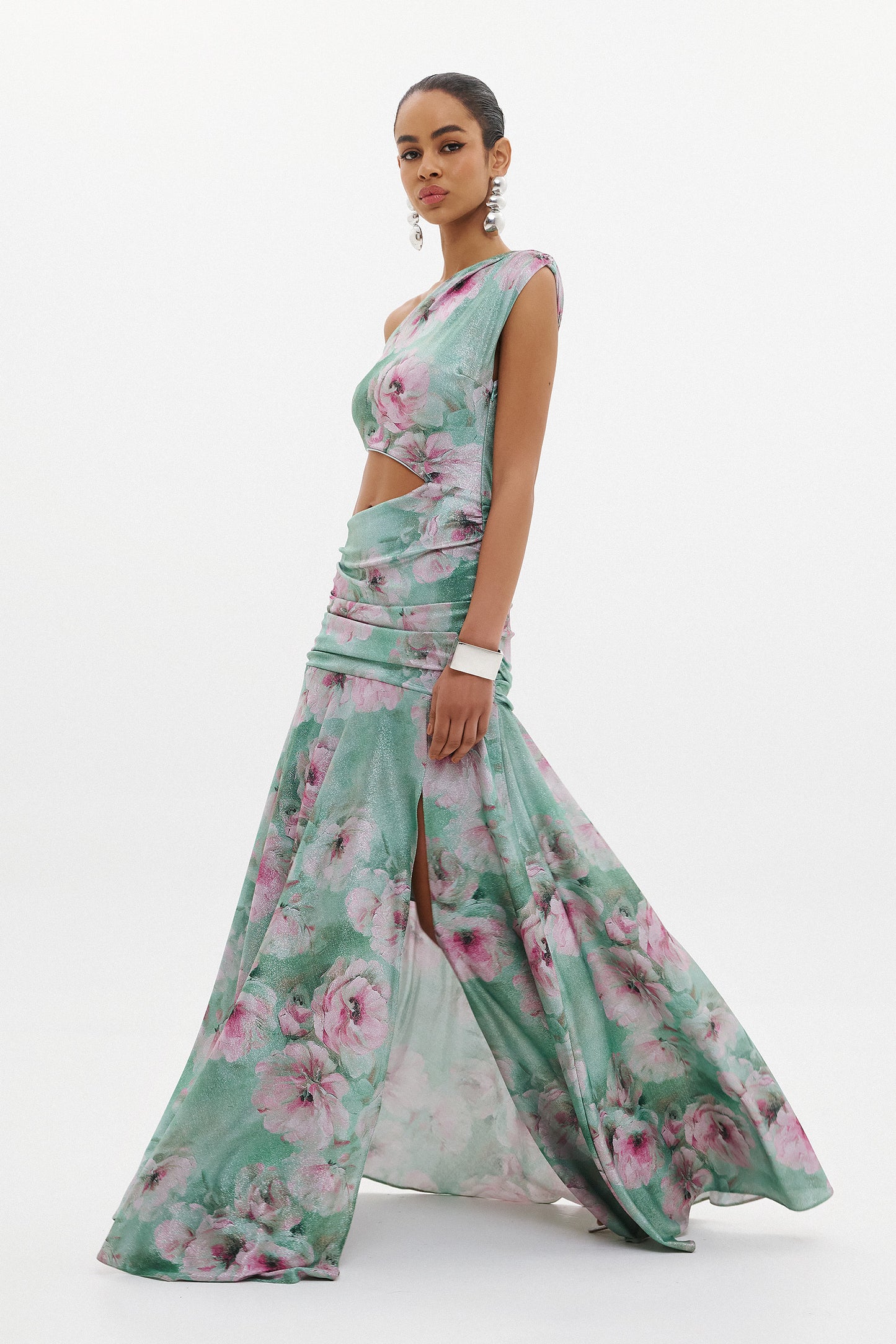 ROMINA DRESS  |  SEAFOAM FLORAL  (20022B)