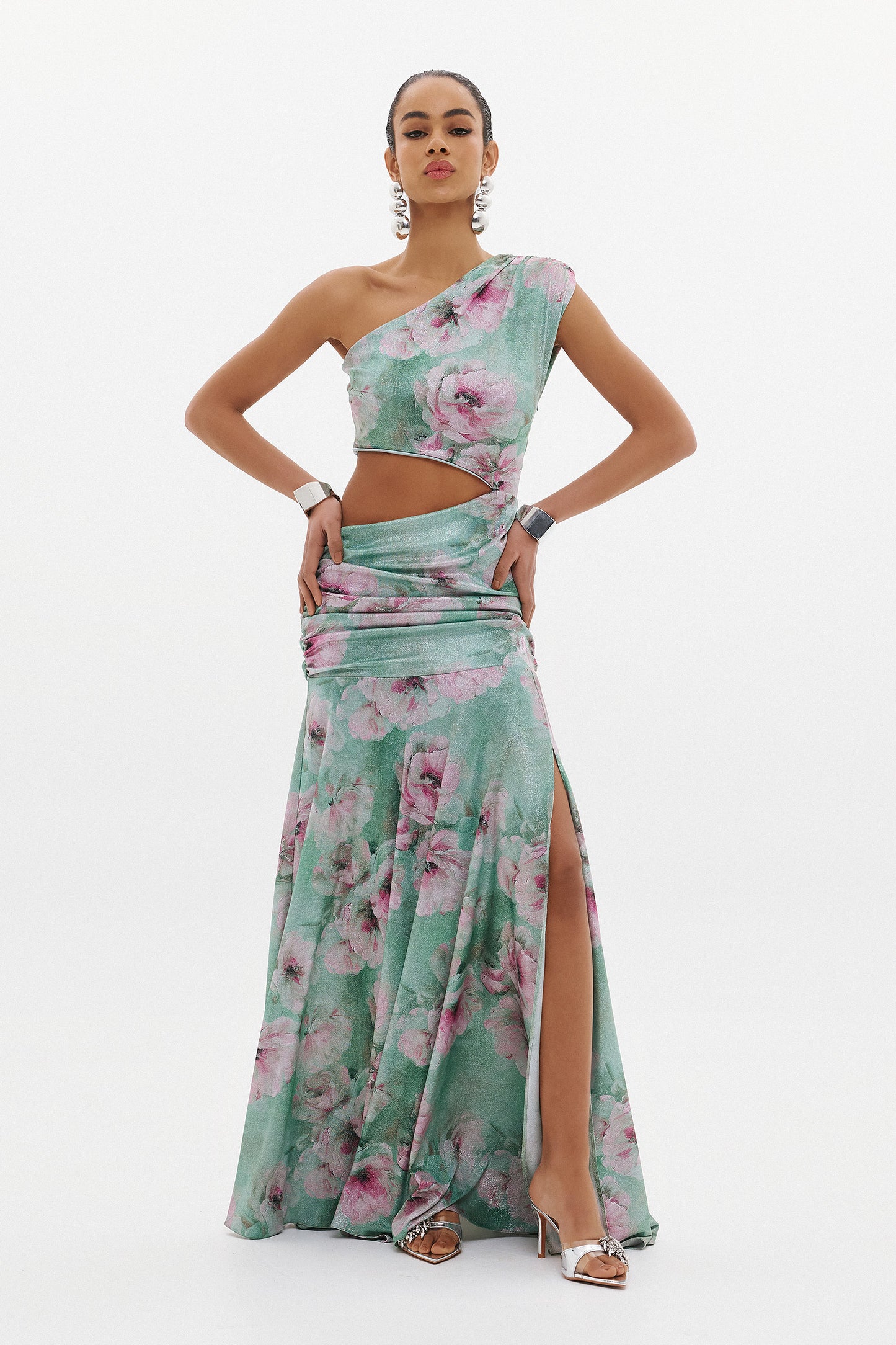 ROMINA DRESS  |  SEAFOAM FLORAL  (20022B)