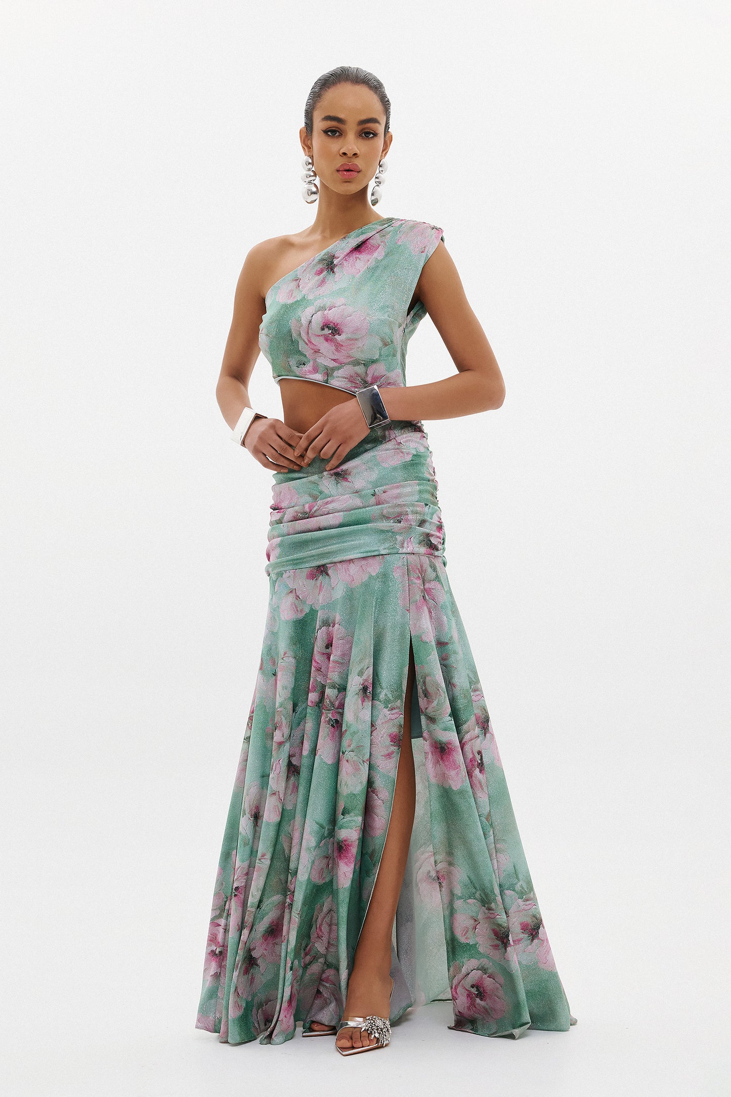 ROMINA DRESS  |  SEAFOAM FLORAL  (20022B)