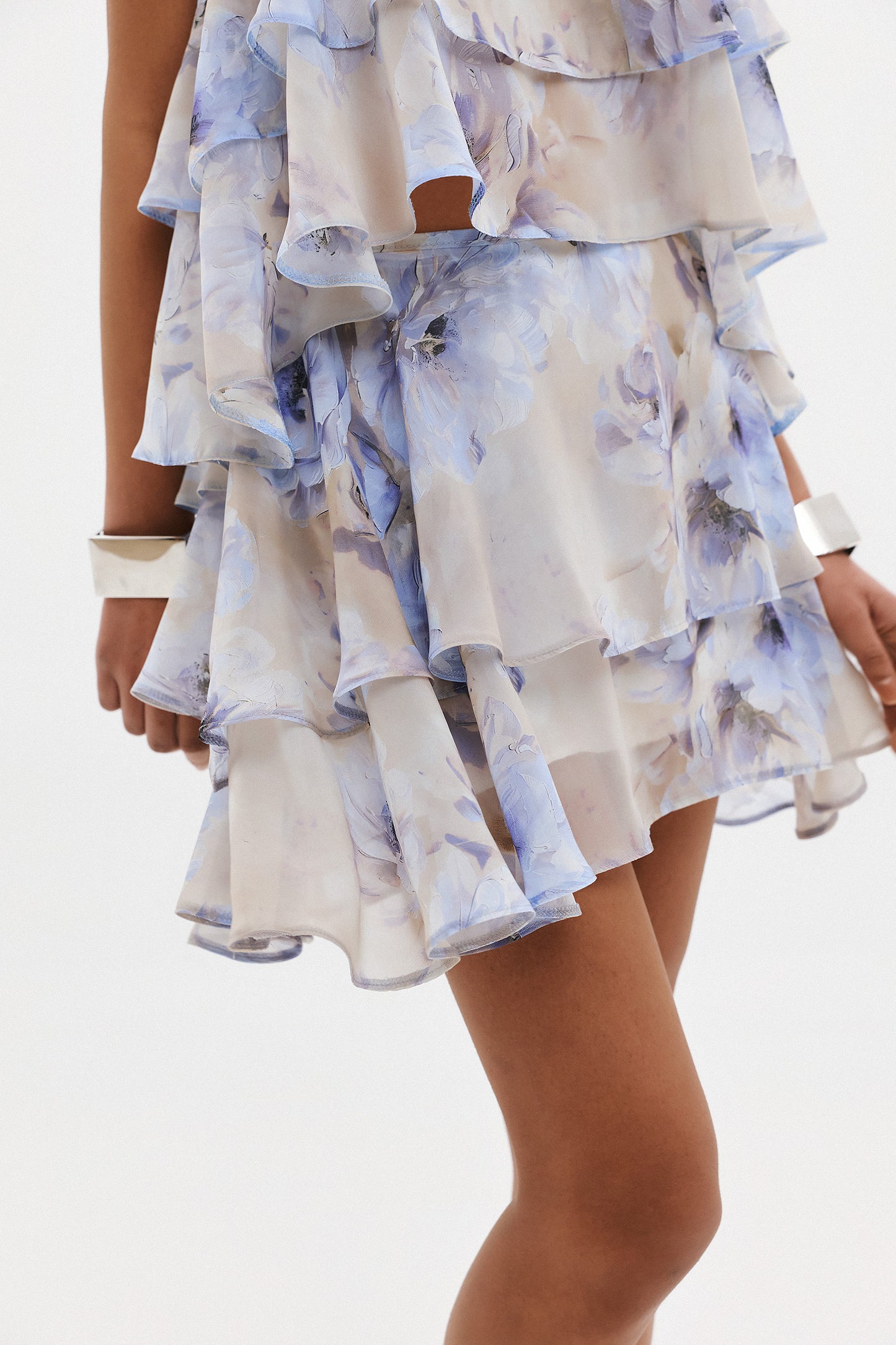 THEA MINI SKIRT  |  AZZURE FLORAL   (20021)