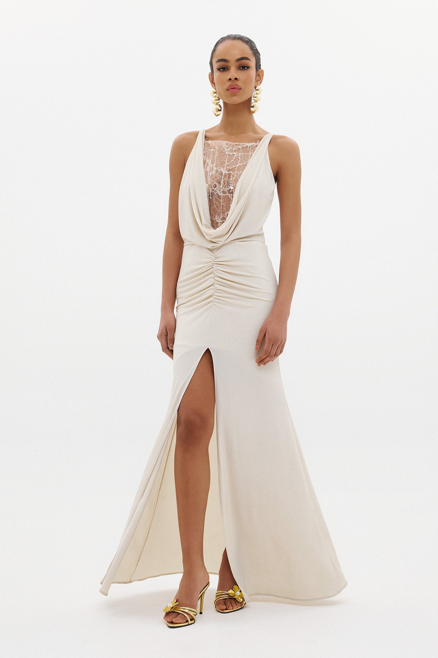 NAOMI DRESS  |  CHAMPAGNE GOLD  (20011B)