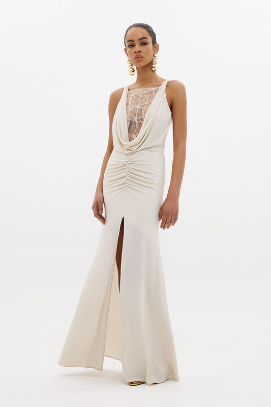 NAOMI DRESS  |  CHAMPAGNE GOLD  (20011B)