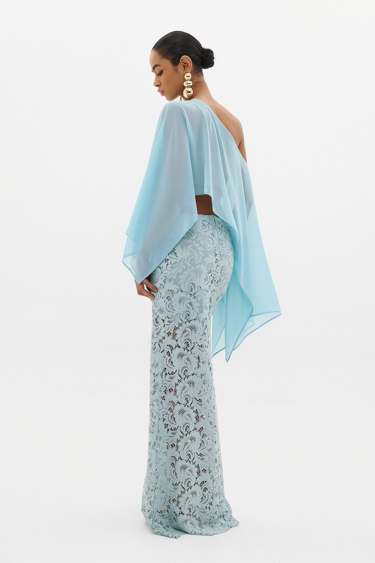 ARIELLA LACE SKIRT | MINT  (20005C)