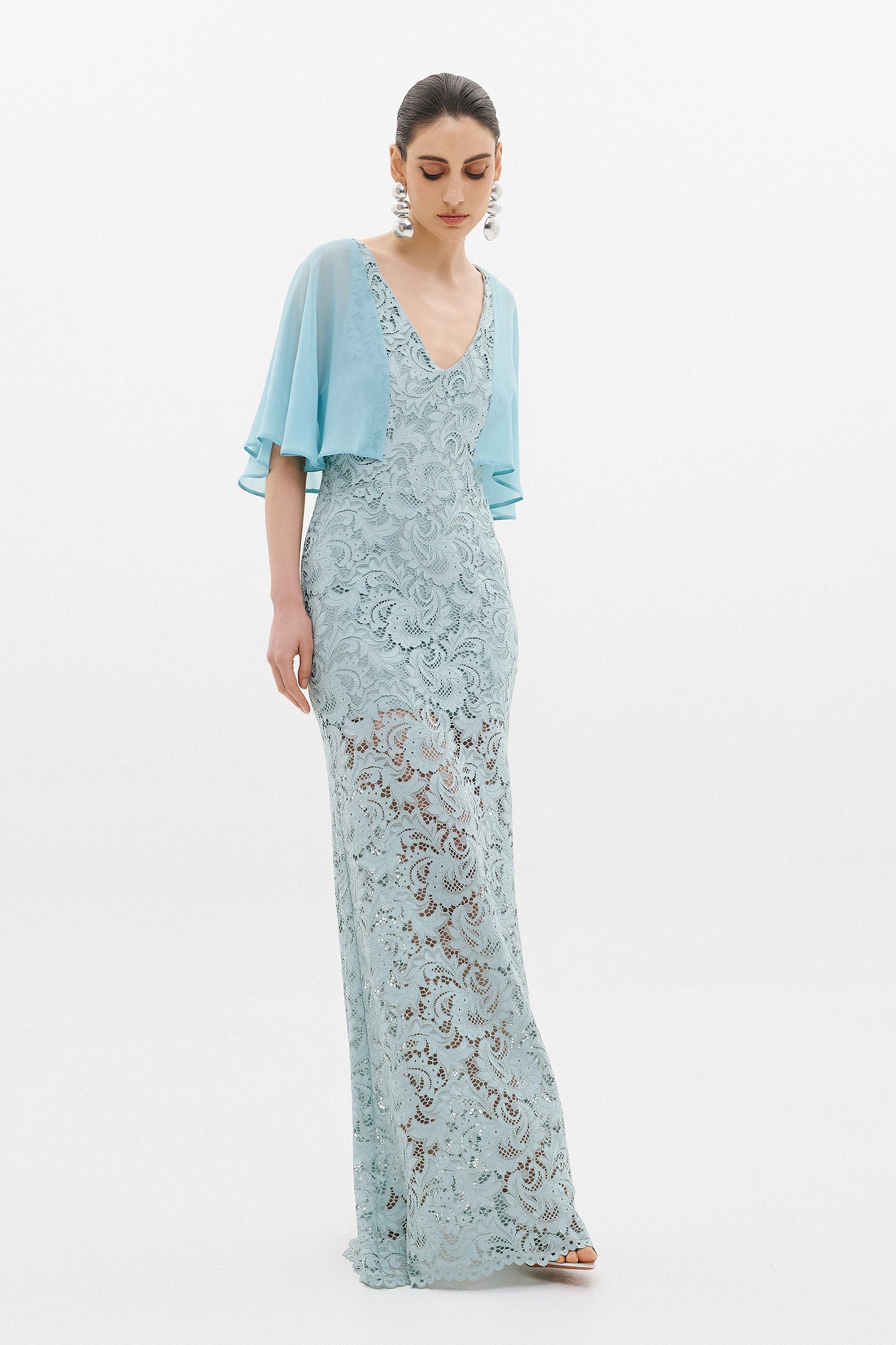 KLELIA  LACE DRESS  |  SAGE  (20015)