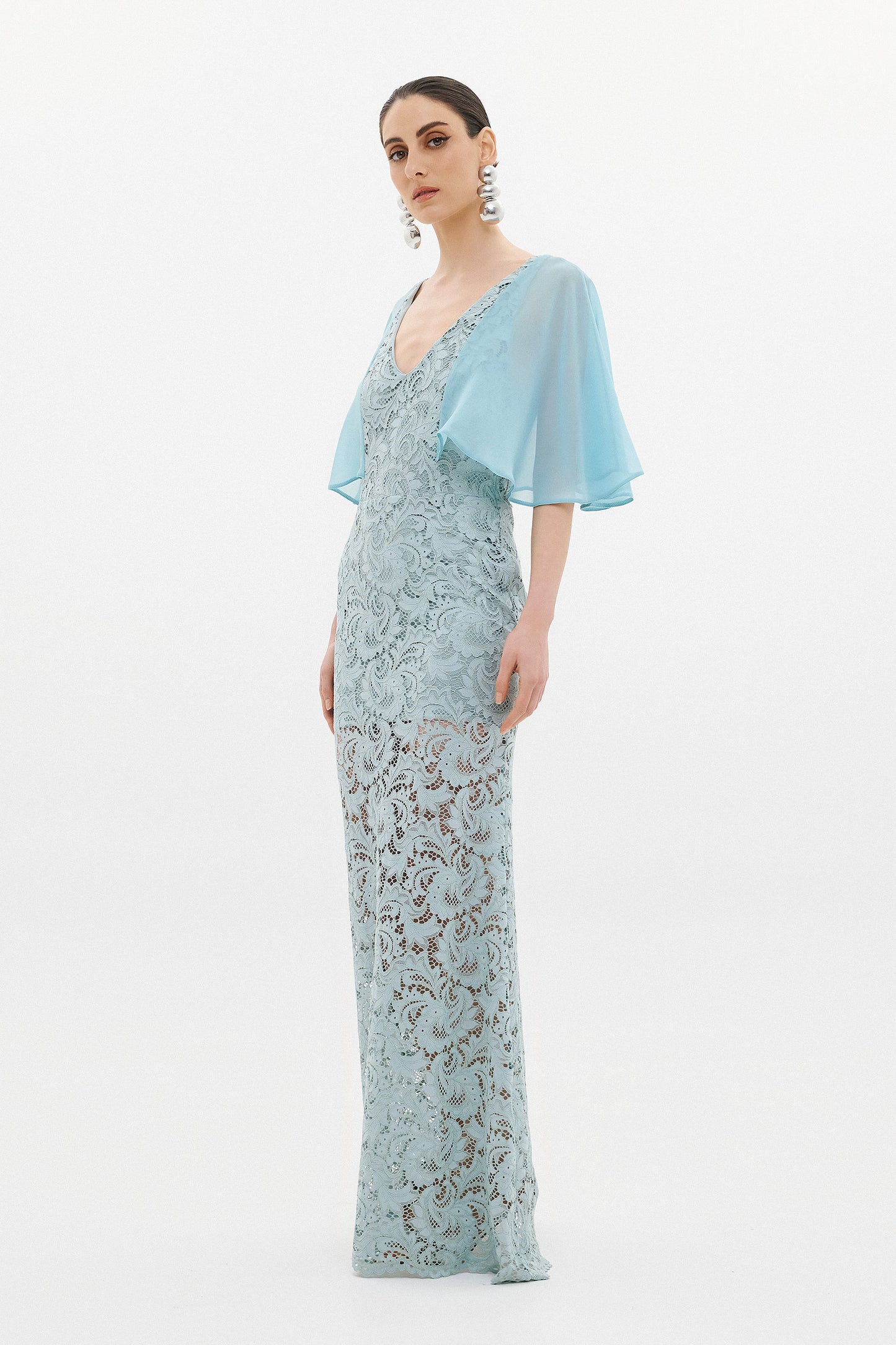 KLELIA  LACE DRESS  |  SAGE  (20015)