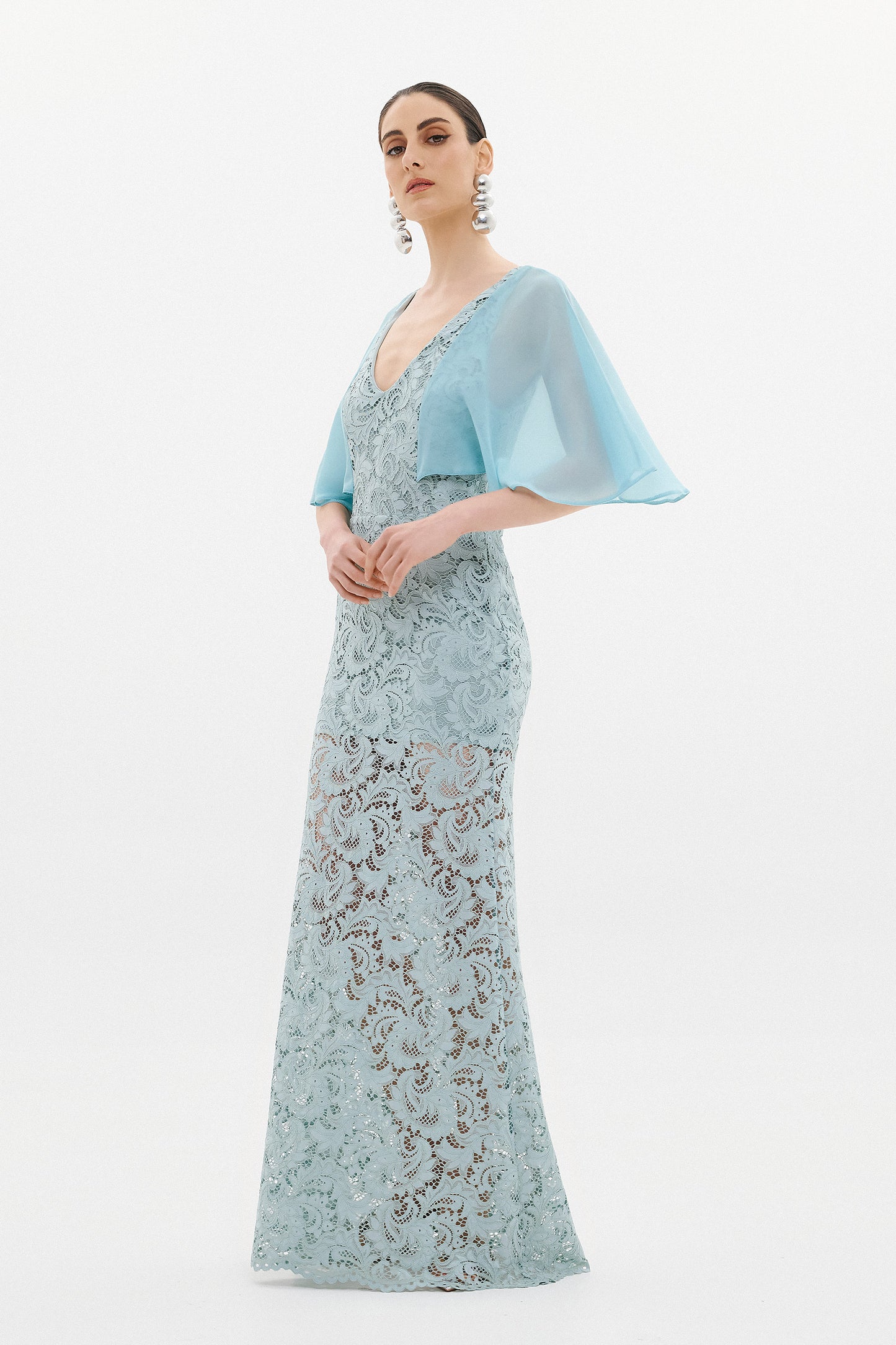 KLELIA  LACE DRESS  |  SAGE  (20015)