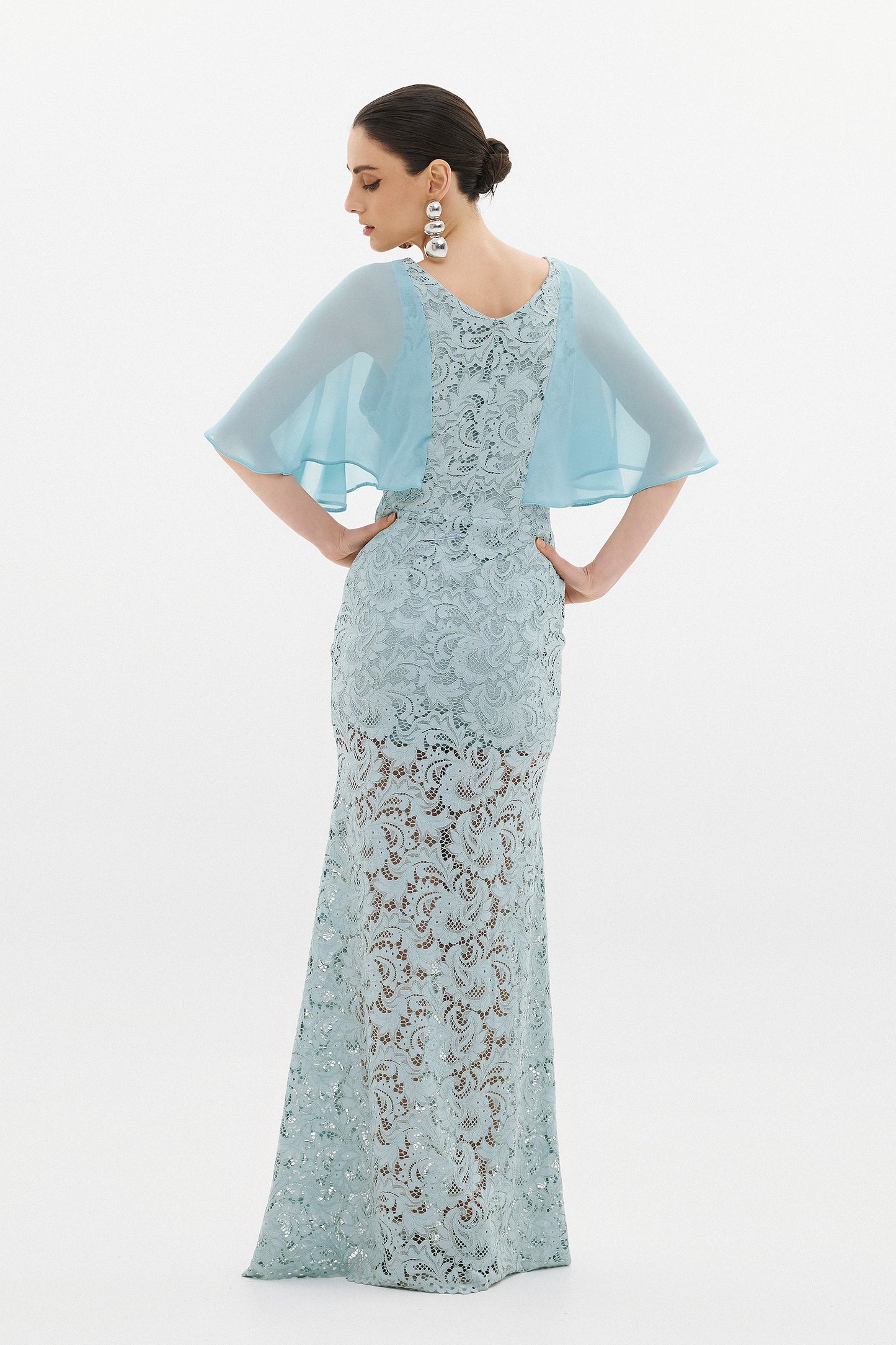 KLELIA  LACE DRESS  |  SAGE  (20015)