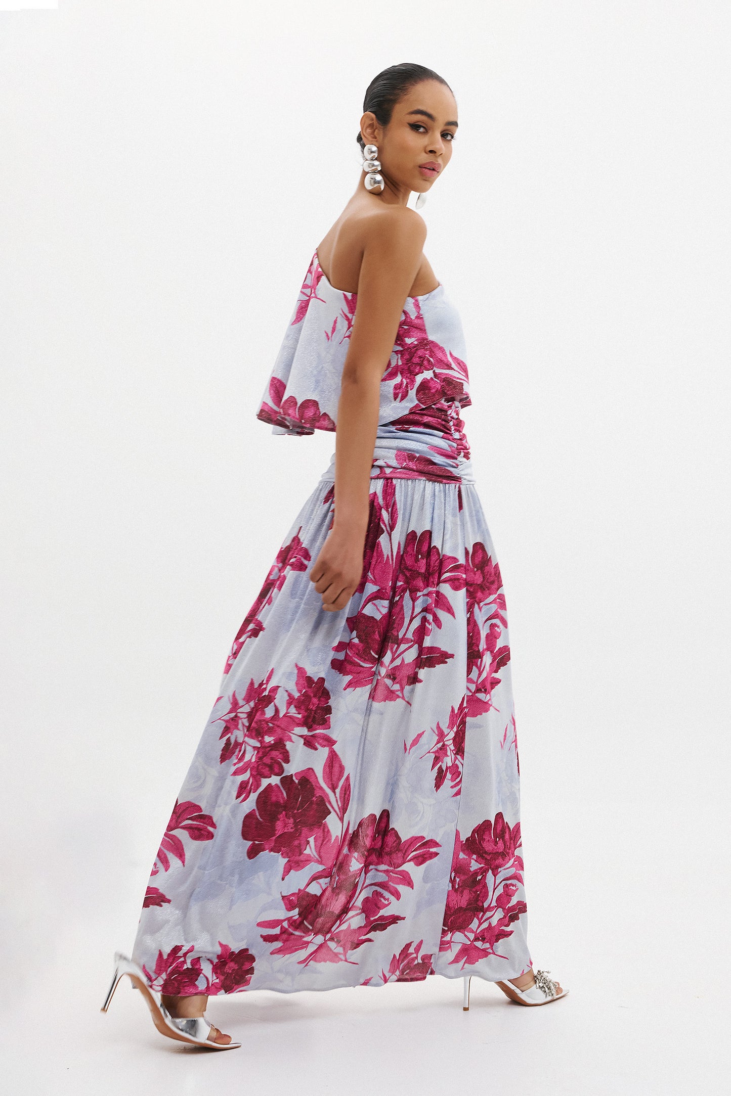 CLARISA DRESS  |  MULBERRY FLORAL (20008A)