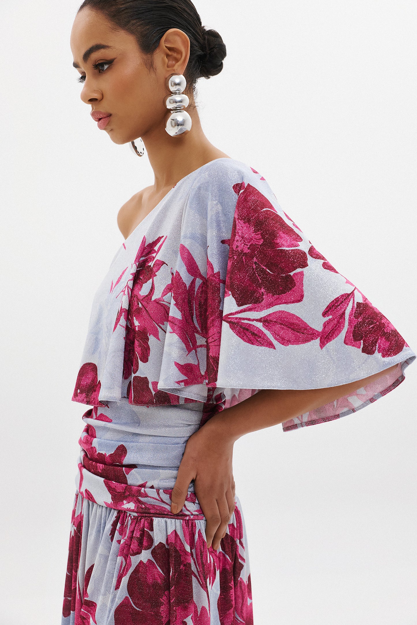 CLARISA DRESS  |  MULBERRY FLORAL (20008A)
