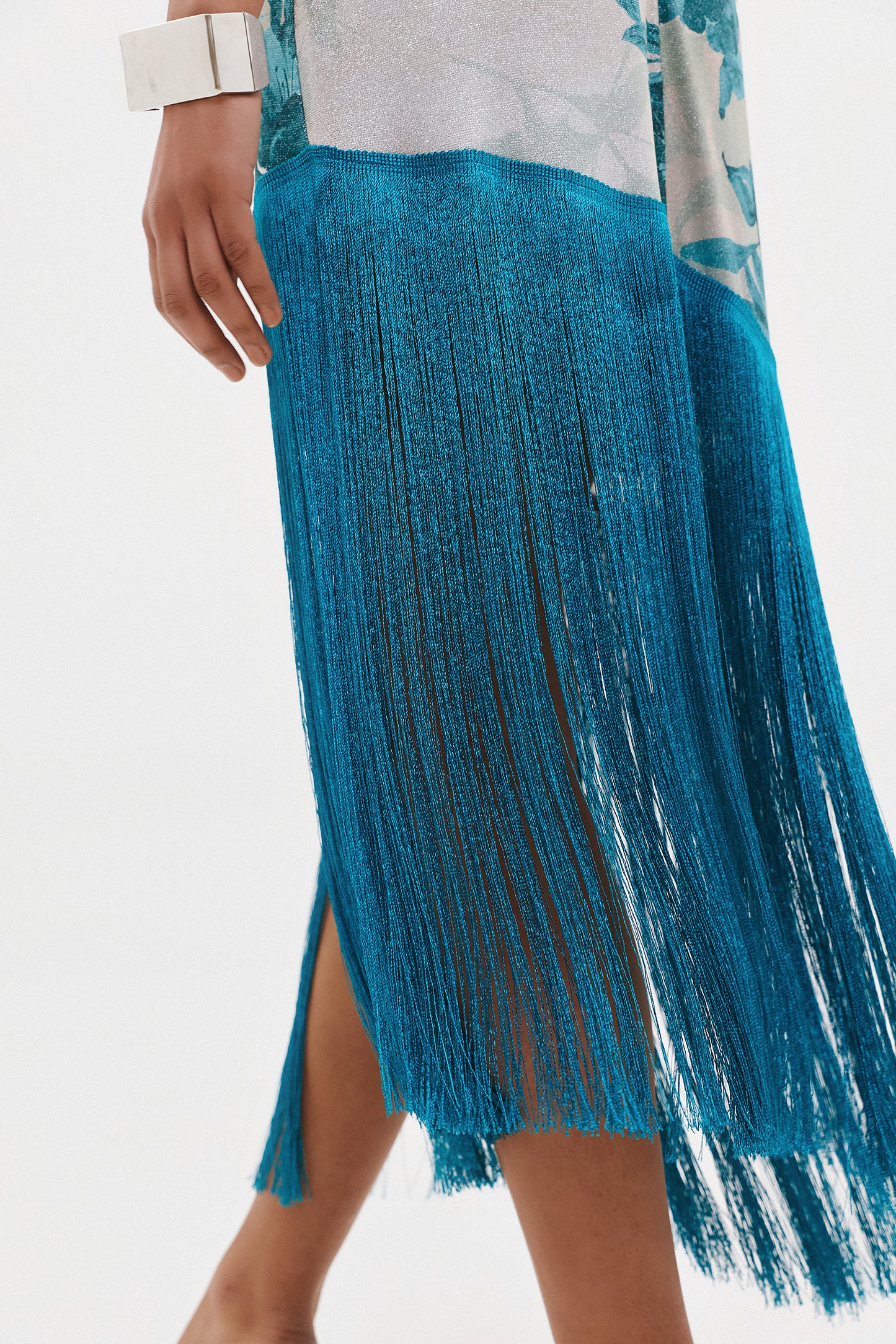 INGRID DRESS  |  AQUA FLORAL  (20009C)