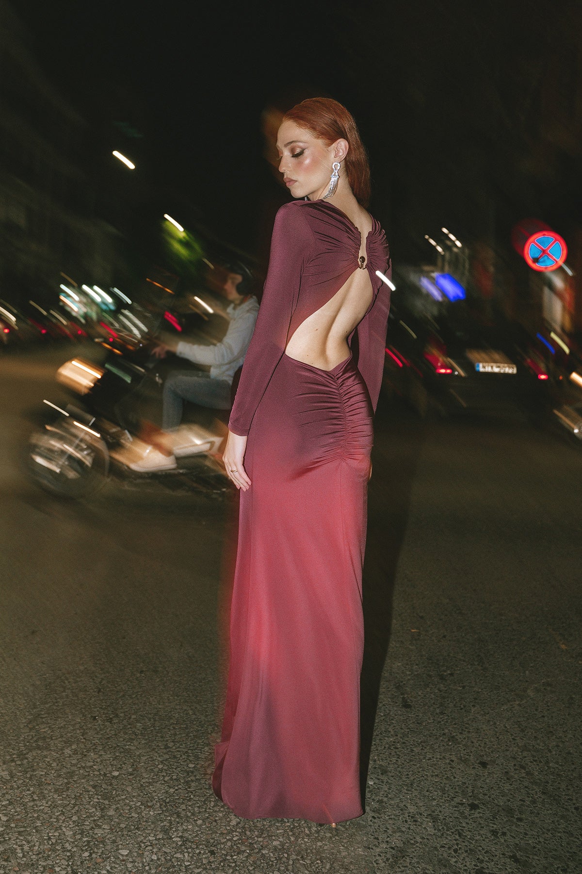 MAKAYA maxi dress  (14070B)