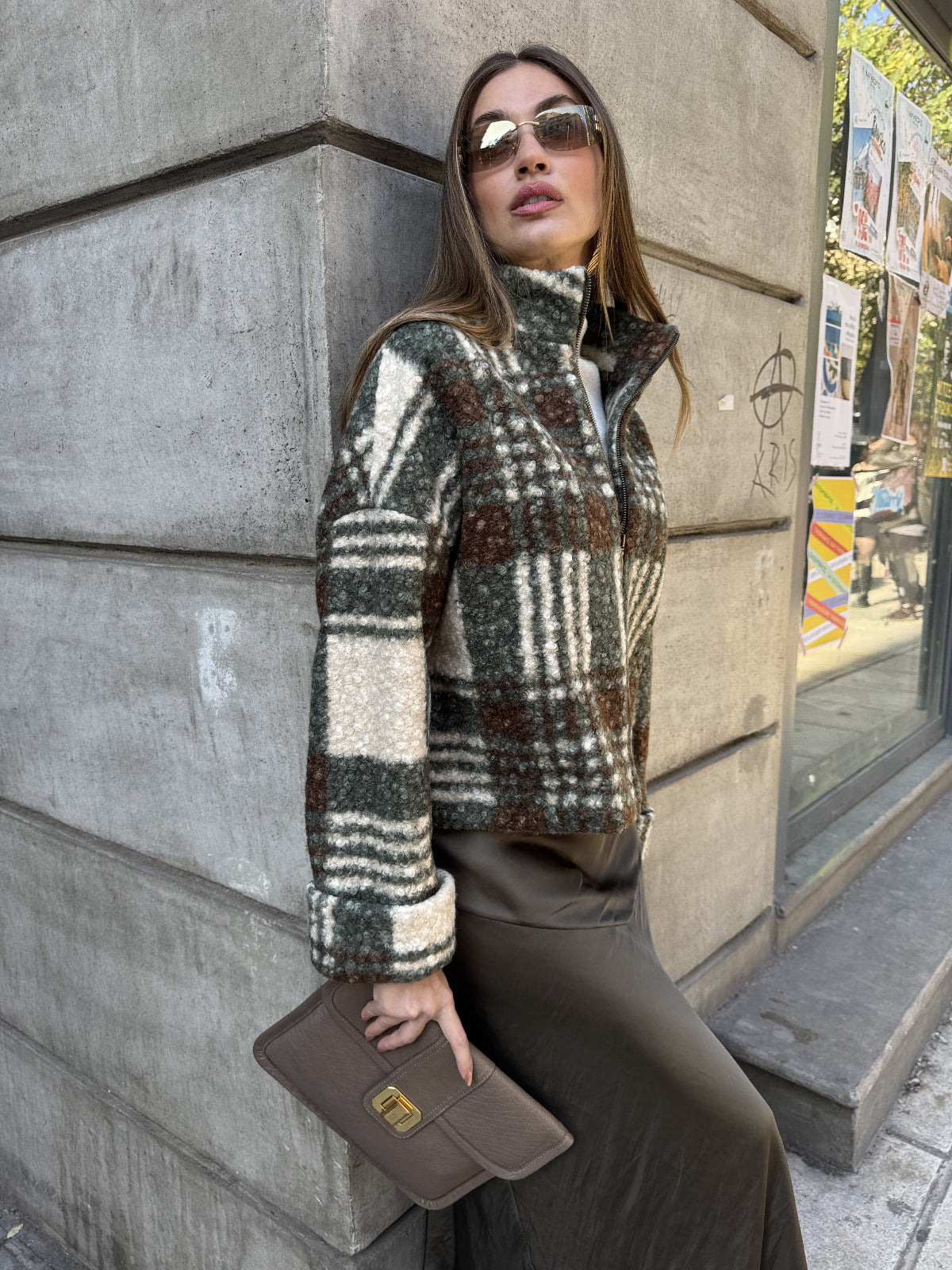 SYLIA  COATIGAN  KHAKI  (19038)