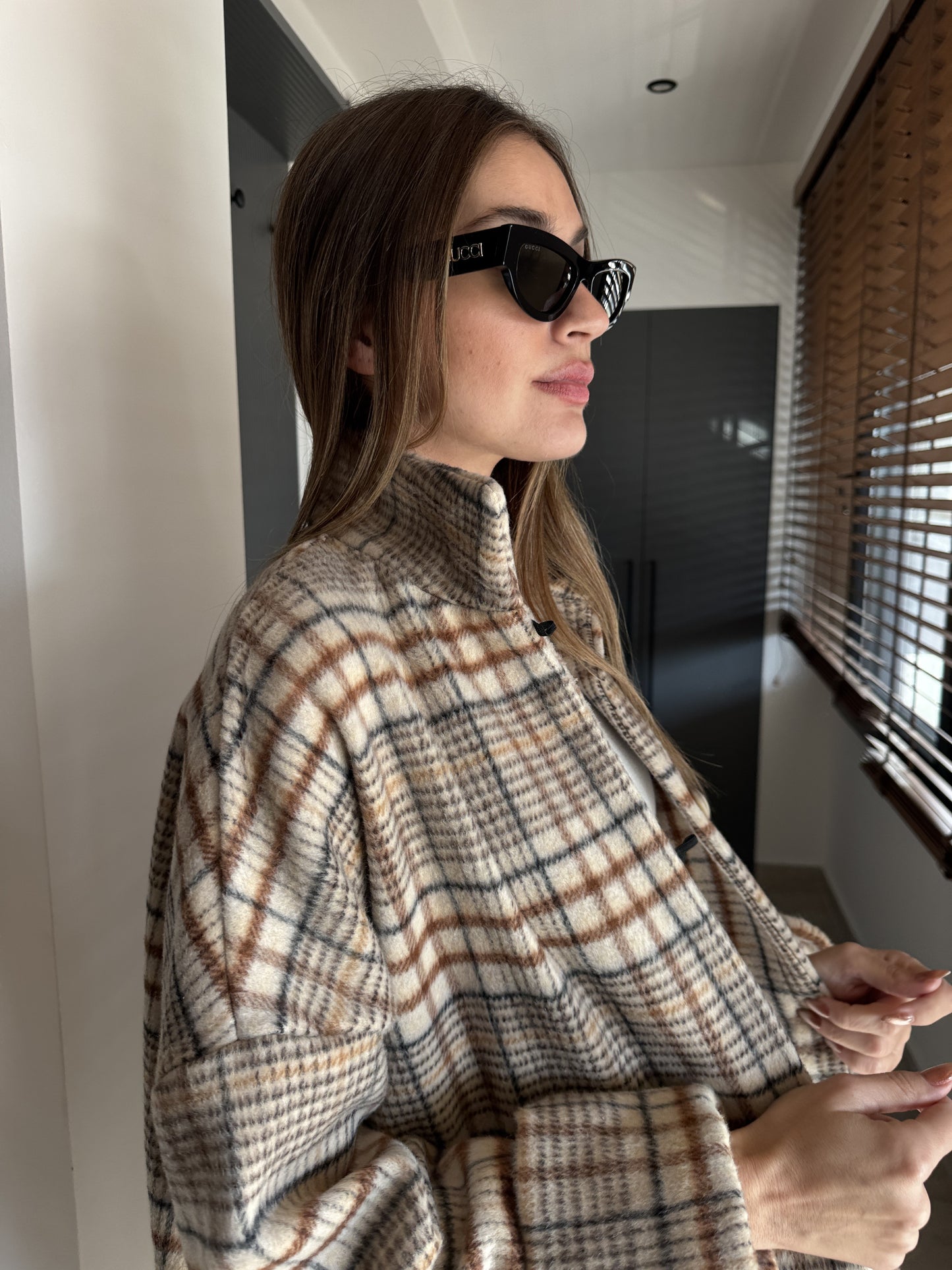 SYLIA COATIGAN | PLAID (19038)