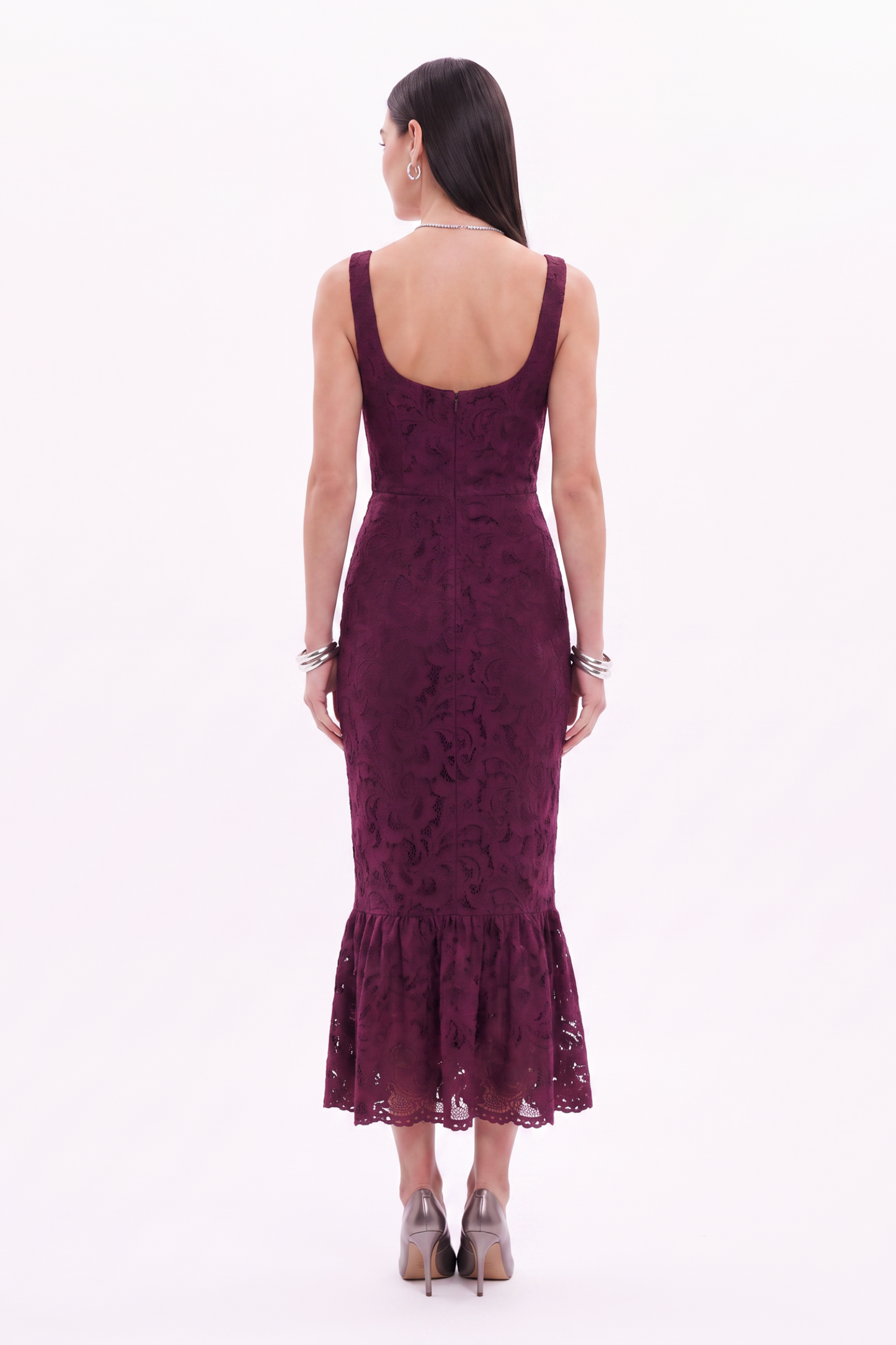 RAISA MIDI DRESS  |  MULBERRY WINE (20002)