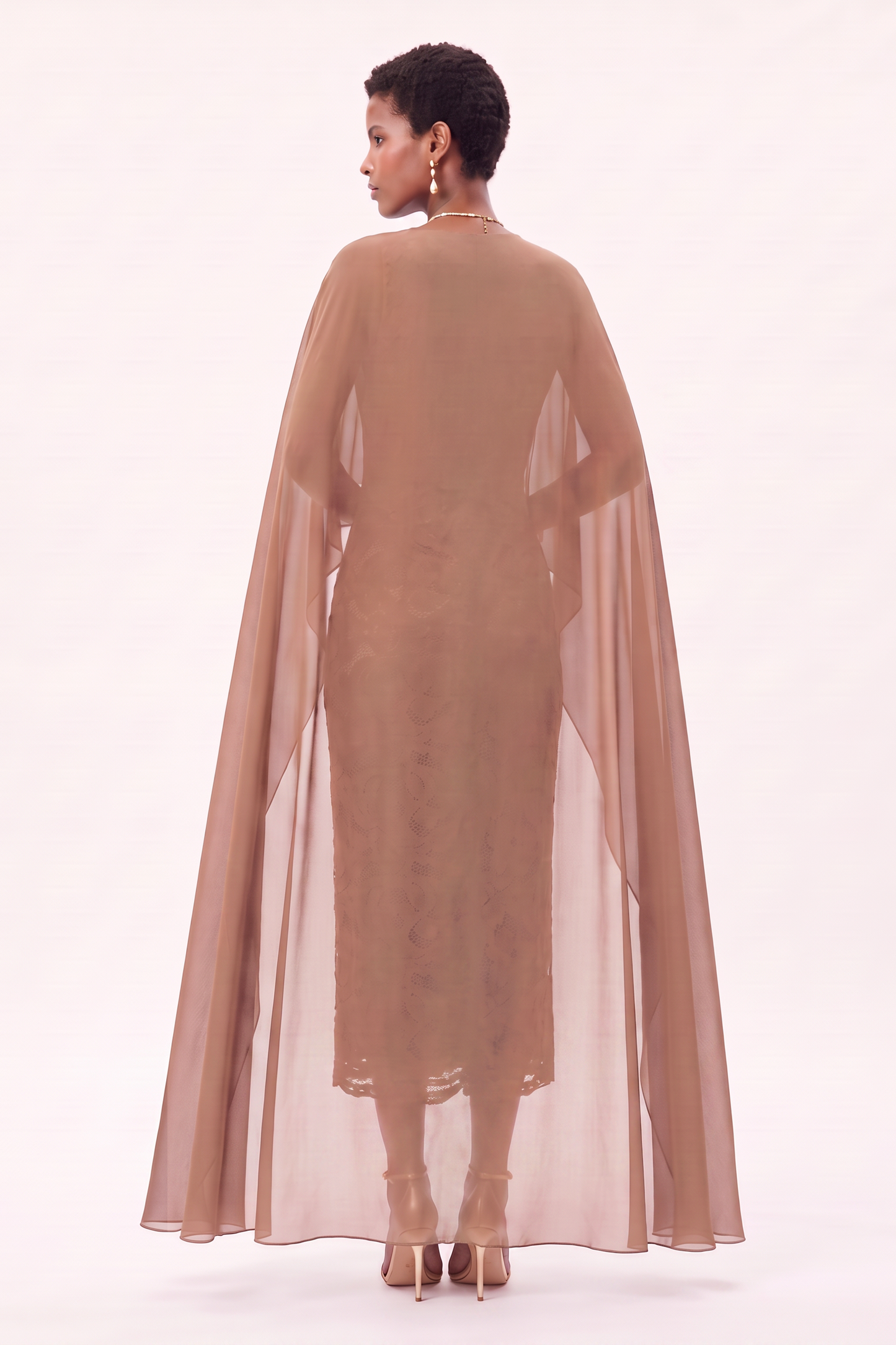 LIVIA MIDI DRESS  |  ROSE TAUPE  (20027)