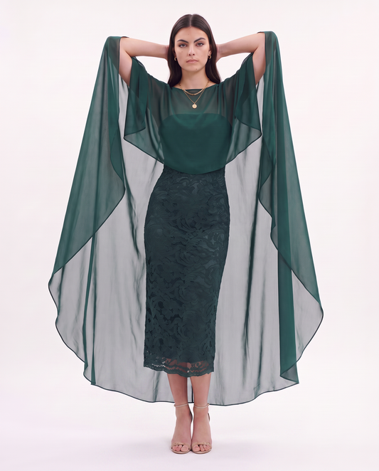 LIVIA CAPE |  EMERALD TEAL  (20028)