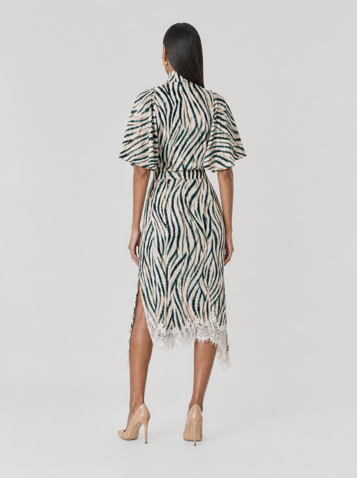 NAVIRA MIDI SKIRT  |  ZEBRA  (210007)