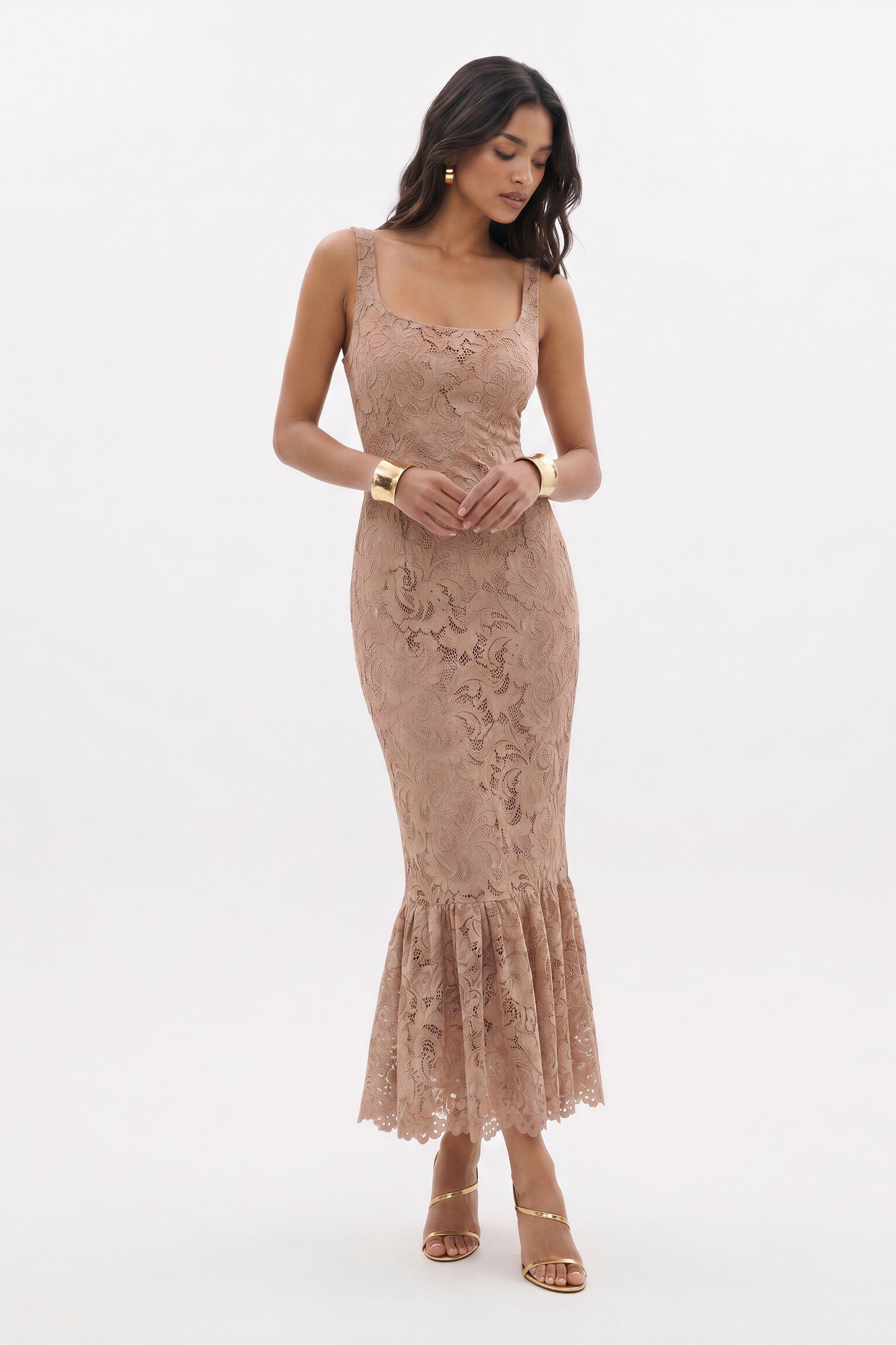 RAISA MIDI DRESS  |  BLUSH  (20002)